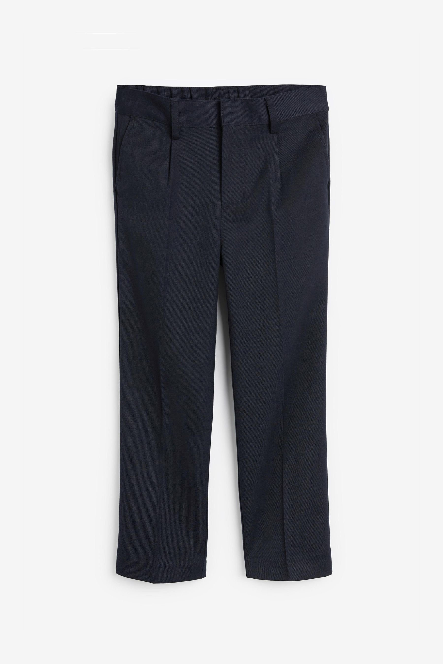 Next Stoffhose Schulhose mit Bügelfalte (1-tlg) Navy