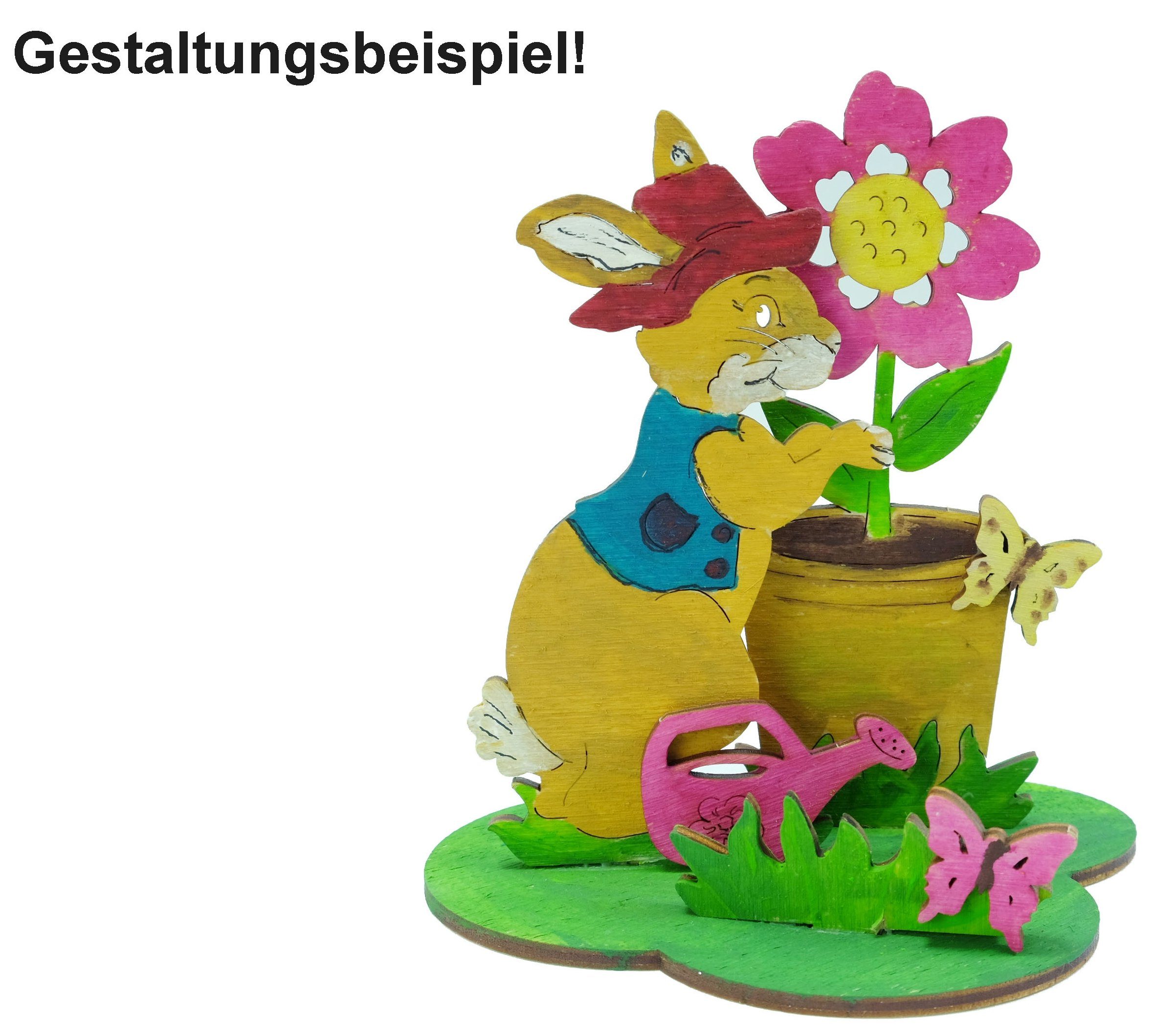 DeColibri in Kreativset Holz Made Bemalen Kinder und Erwachsene (Bastelset Bastelset Osterdeko, Basteln Gestalten), Germany zum