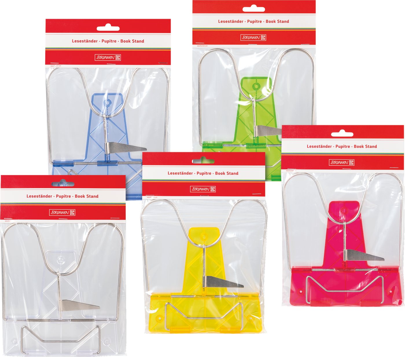 BRUNNEN Schulheft 1x Premium Leseständer - 5 Farben verfügbar