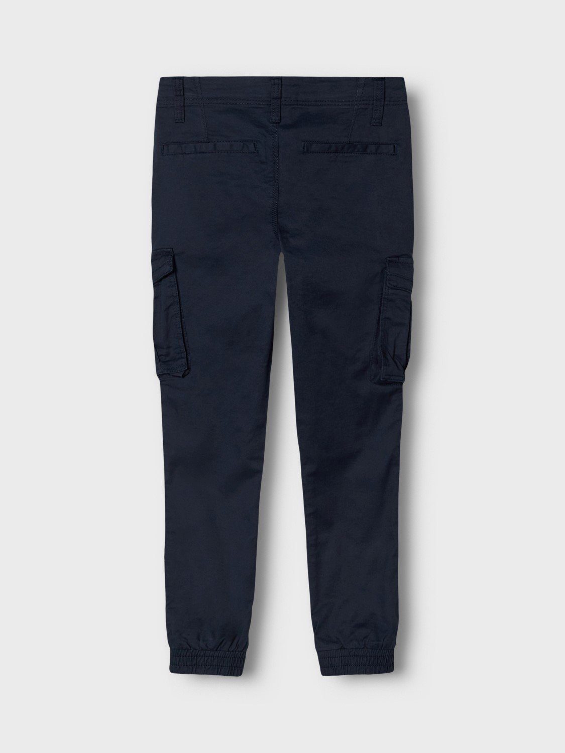 Name It Cargohose Cargo für Freizeithose NKMRYAN für Unisex Baumwolle Regular Fit unifarben elastisch Reißverschluss – Bild 3 von 3