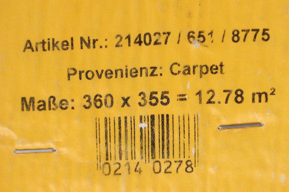 rechteckig, Orientteppich Perserteppich, Höhe: 12 mm 354x361 / Nain Trading, Orientteppich Handgeknüpfter Sarough