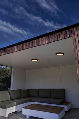 LUTEC LED Außen-Deckenleuchte KAYAH, LED fest integriert
