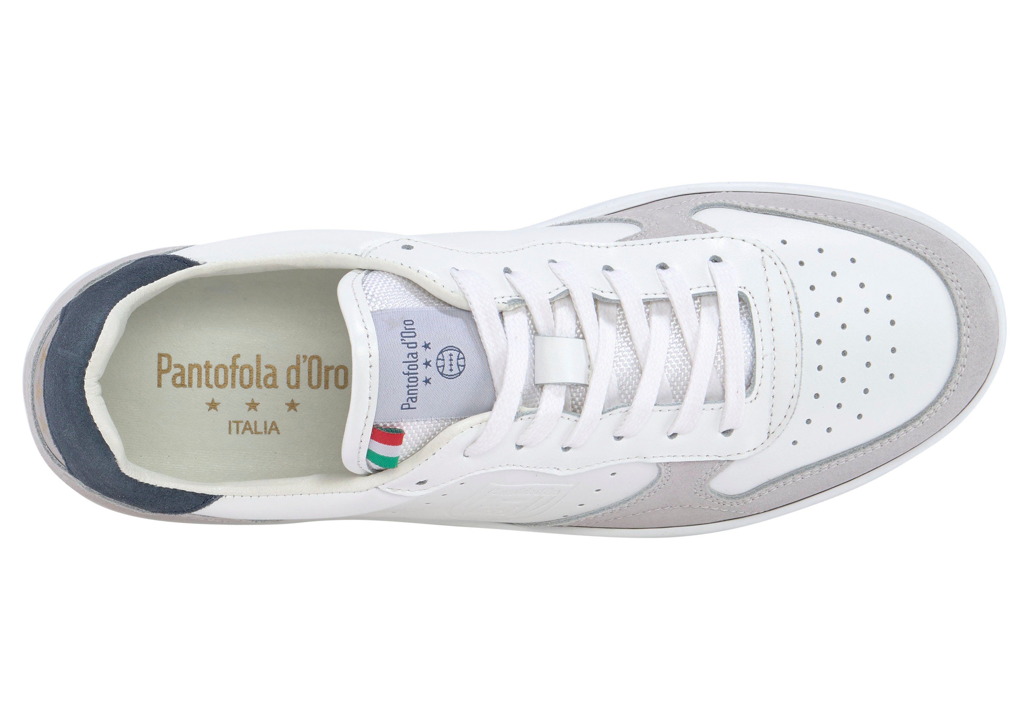 im Business Casual white Pantofola Look UOMO Sneaker d´Oro LOW LIONI