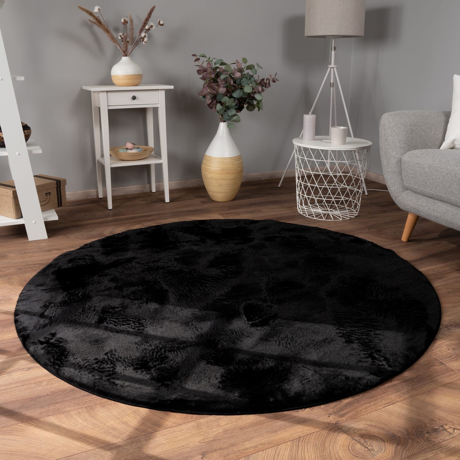 KADIMA DESIGN Teppich waschbar Einfarbig Wohnzimmer schmutzabweisend Teppic günstig online kaufen