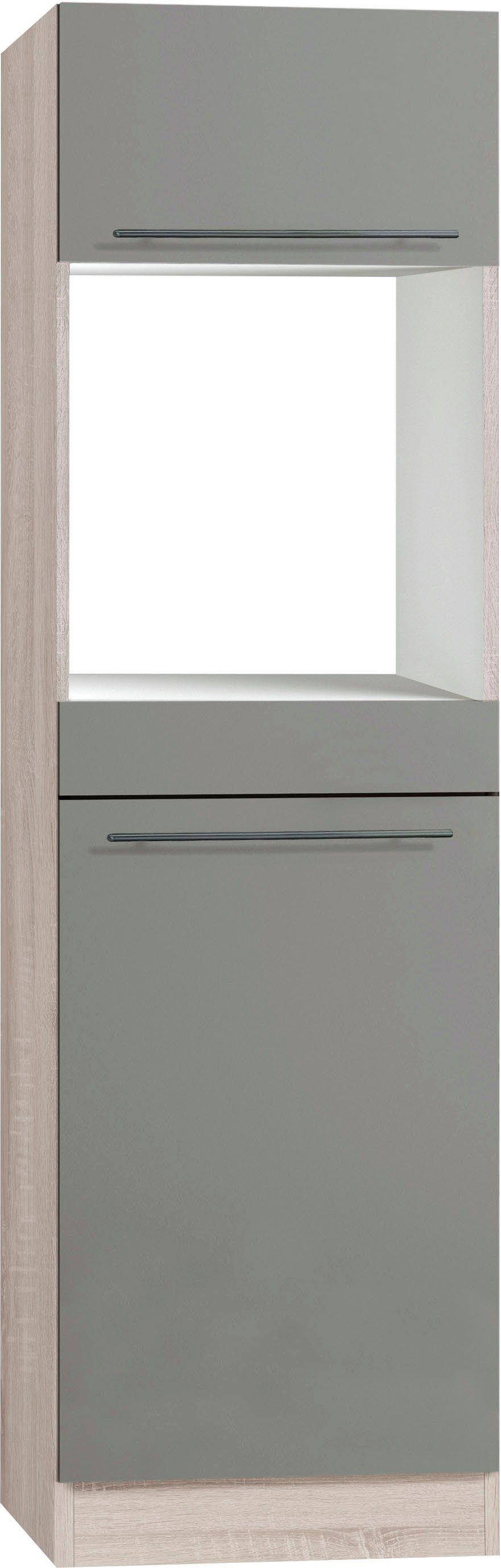 OPTIFIT Backofenumbauschrank Bern 60 cm breit, 212 cm hoch, mit höhenverstellbaren Stellfüßen
