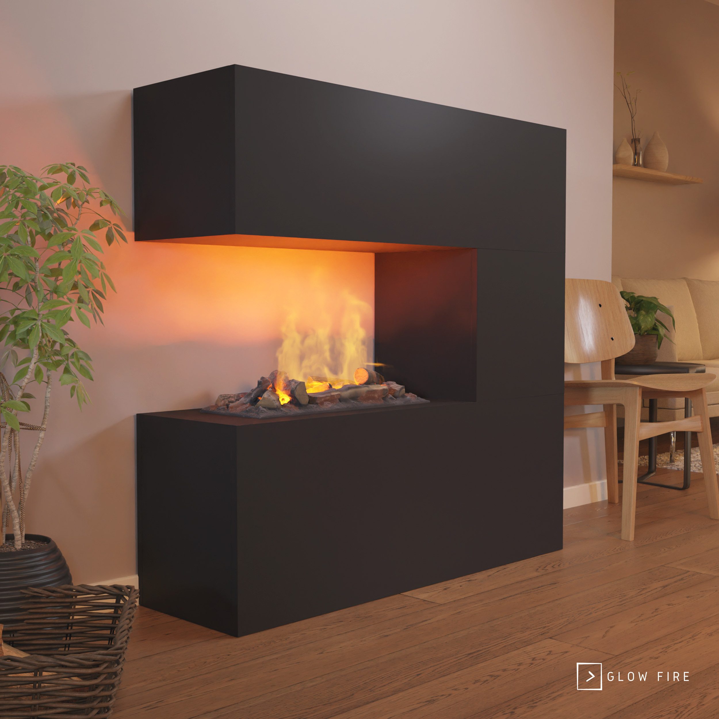 GLOW FIRE Elektrokamin Schiller Wasserdampf Kamin, günstig online kaufen