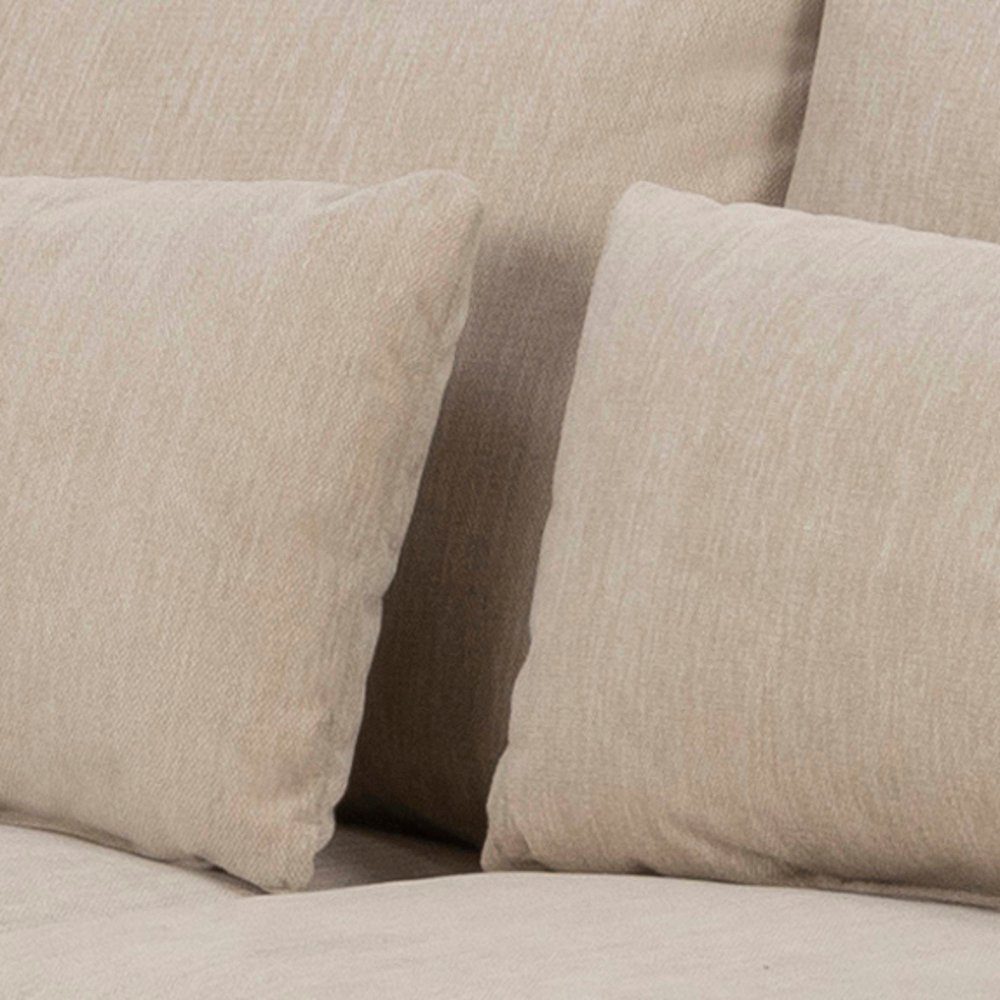 Ecksofa ebuy24 m.//Creme//Linksgewendet Marstrand Ecksofa