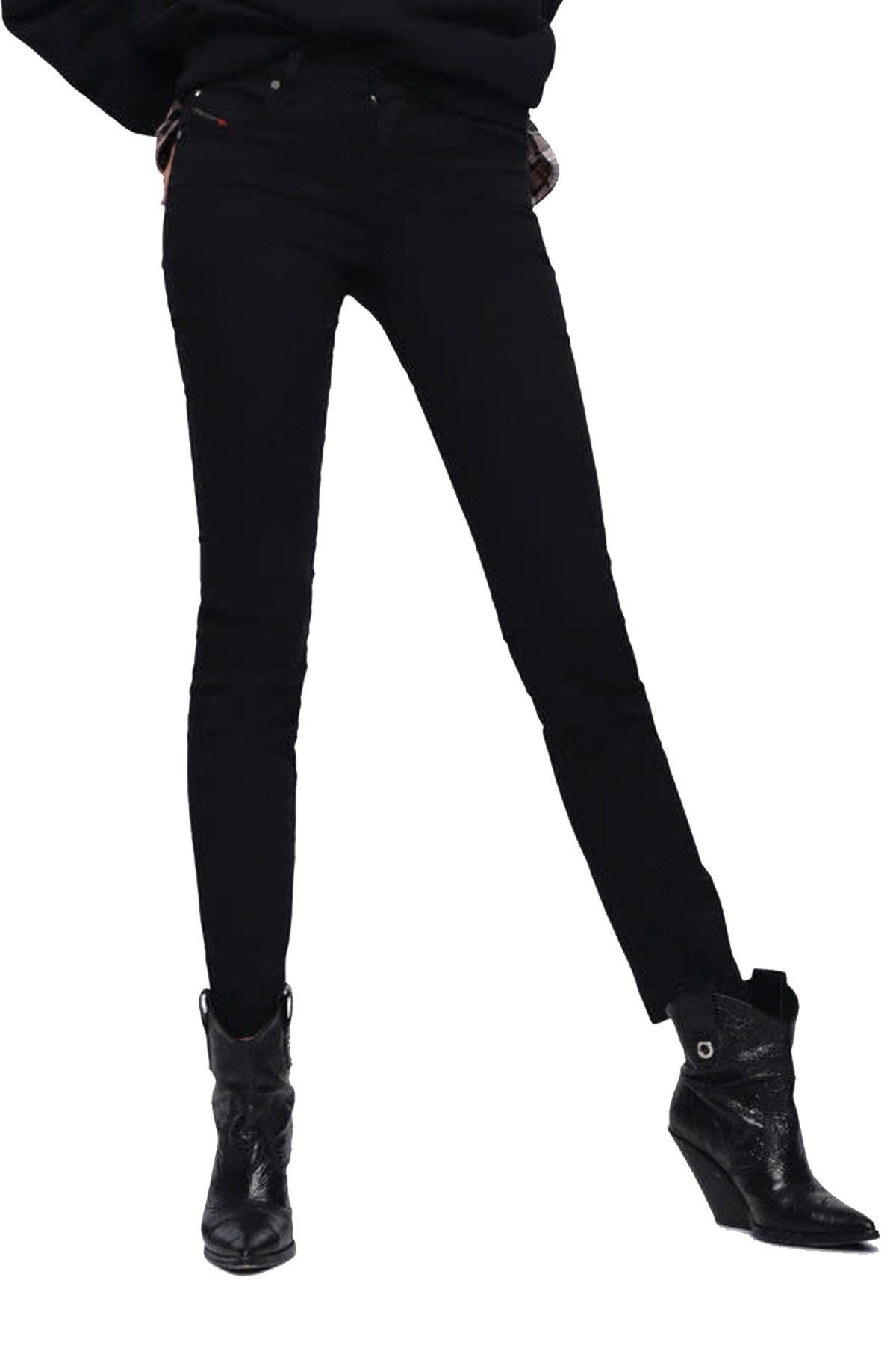 Diesel Straight-Jeans Diesel Sandy 069EI Damen Jeans Hose Slim Straight