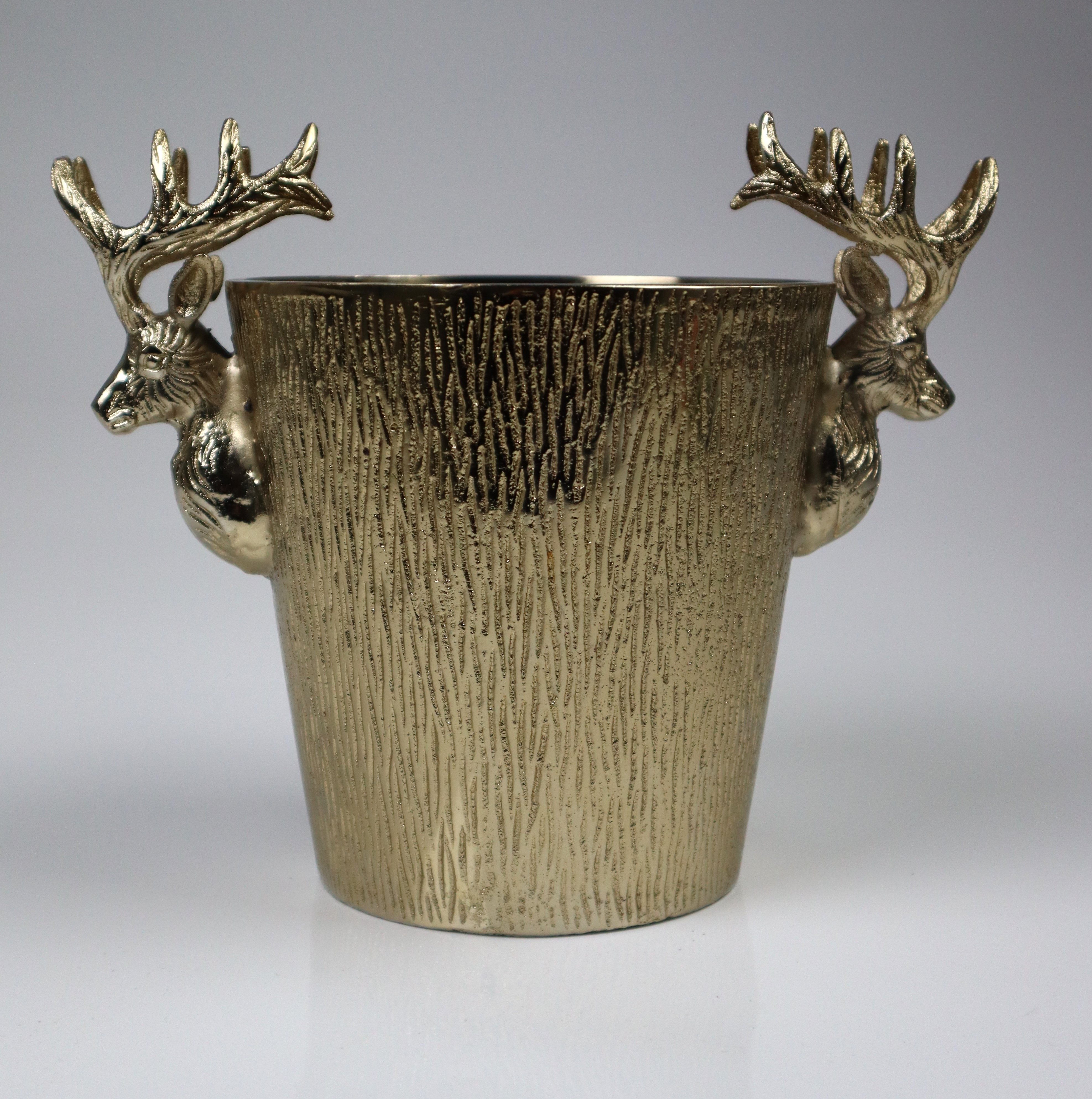 AM Design Wein- und Sektkühler aus Aluminium, BxTxH: 25x17x21 cm