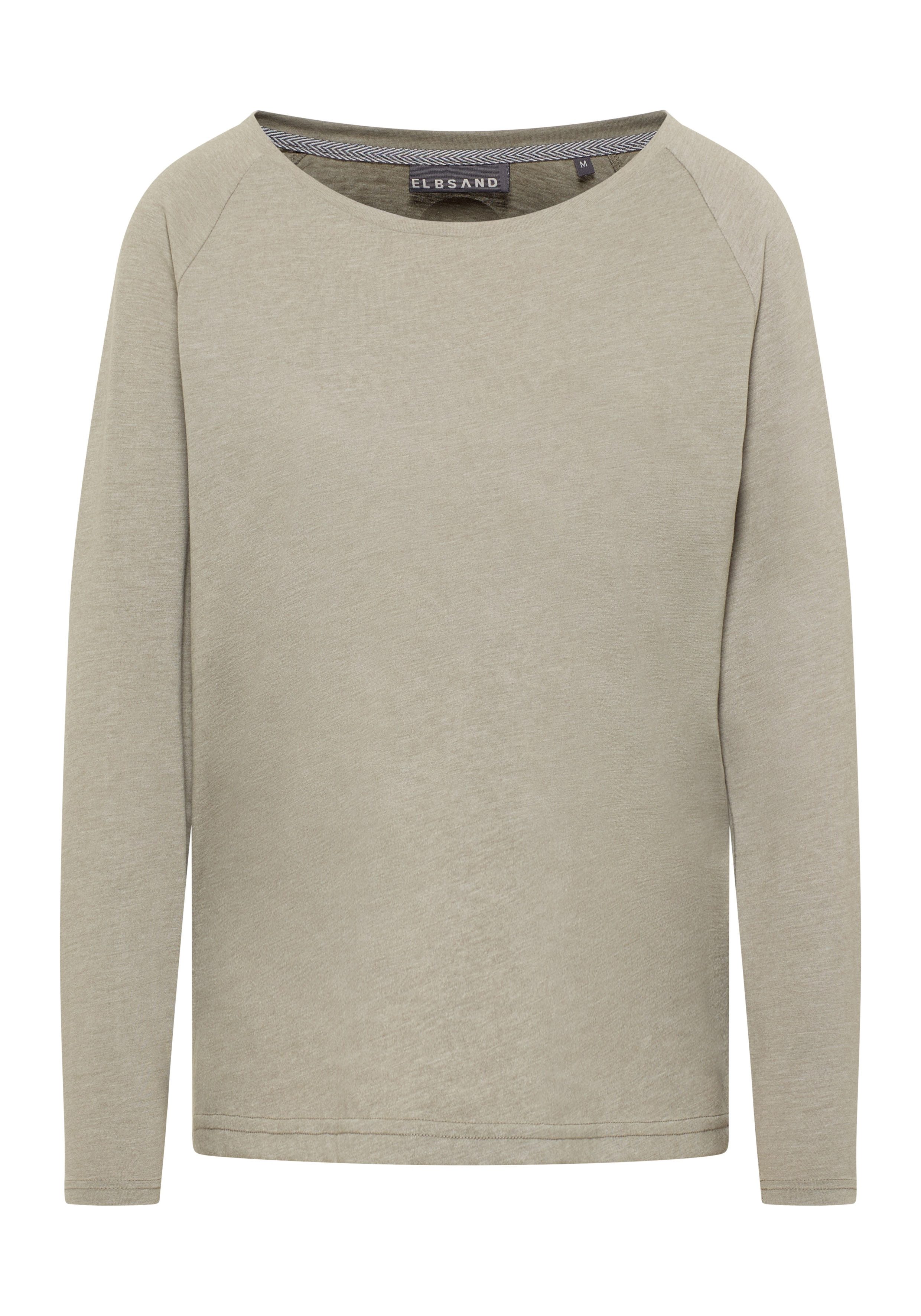 Elbsand Langarmshirt Tira Rundhalsausschnitt, locker geschnitten günstig online kaufen