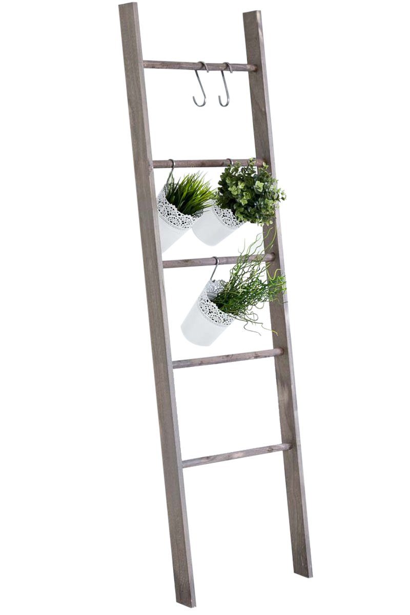 CLP Leiterregal »Mariette Blauglockenholz«, Holzleiter mit 5 Sprossen