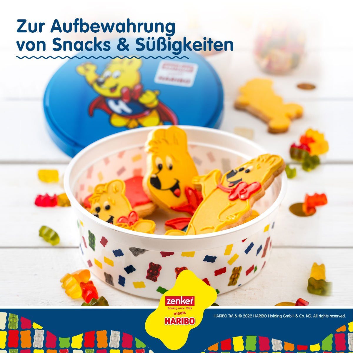 Zenker Frischhaltedose Aufbewahrungsbox, Snackbox, Süßigkeitenbehälter, Dekobox – Bild 5 von 5