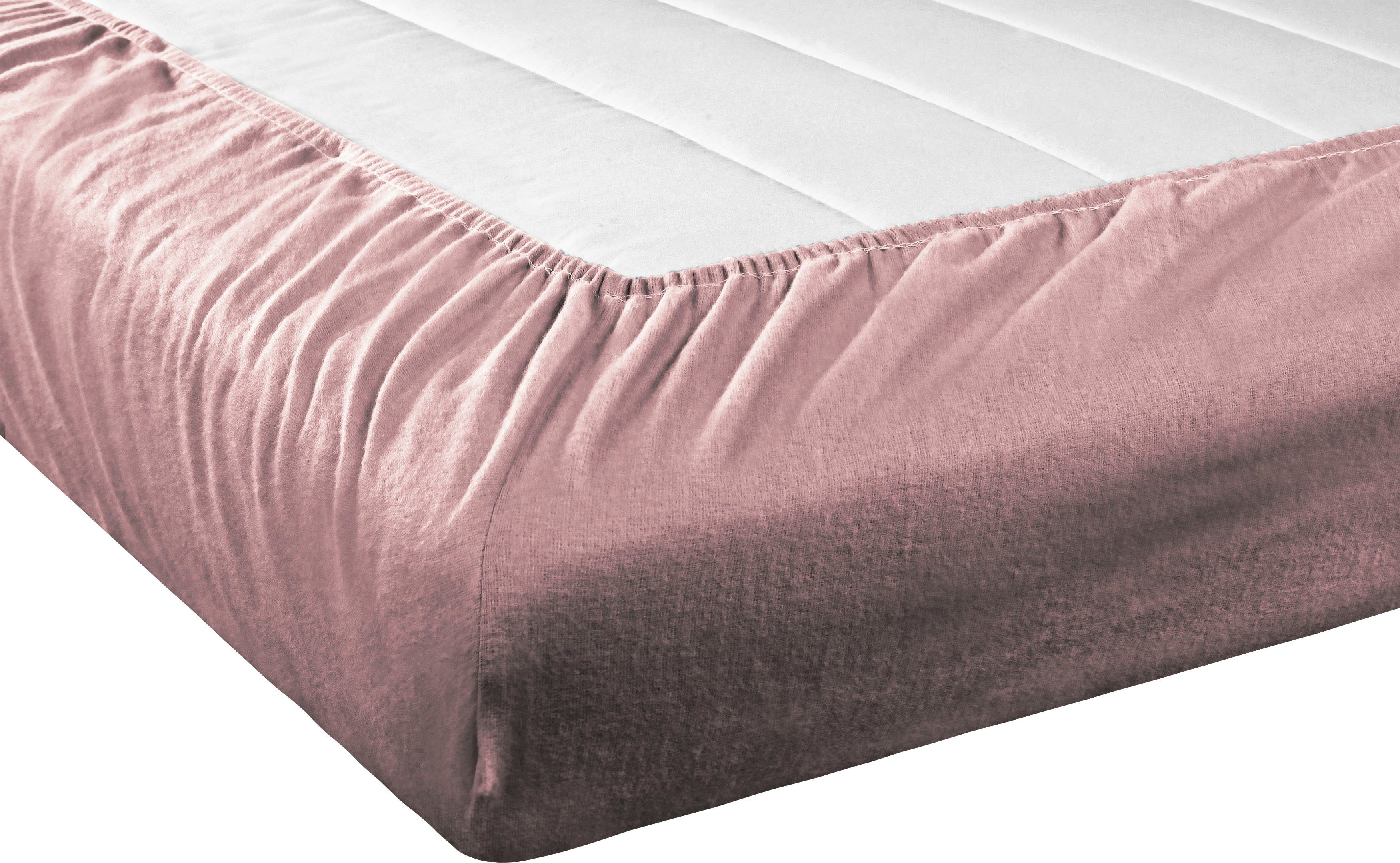 SETEX Spannbettlaken Feinbiber in Gr. 70x140, 90x200, 140x200 oder 180x200 cm, Feinbiber, Gummizug: rundum, (1 Stück), für Matratzen bis 23 cm Höhe, Winter, Bet – Bild 4 von 5