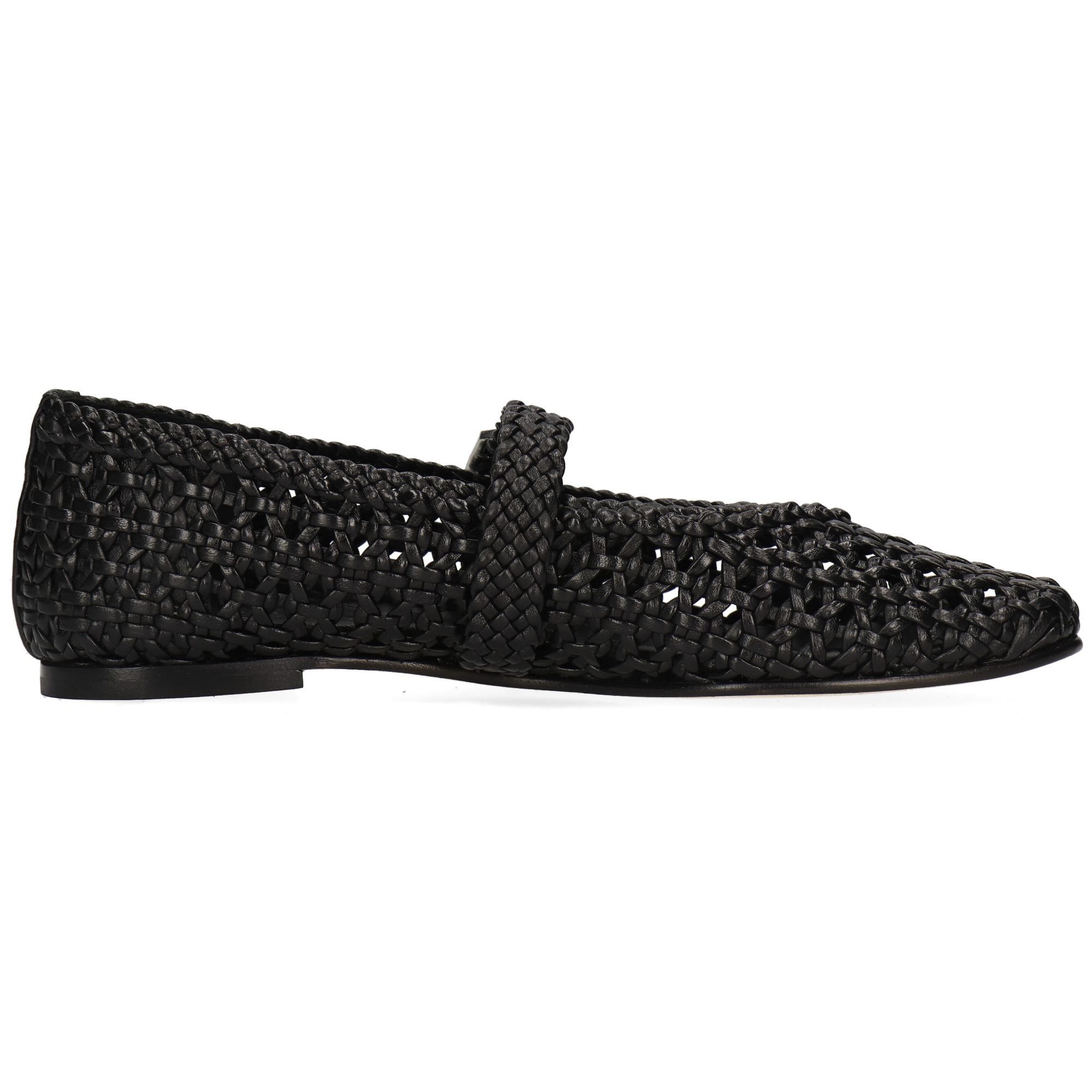 Melvin & Hamilton Bexley 4 Leder-Ballerinas für Damen Ballerina Flache Absätze, Echtes Leder, Von Hand geflochten