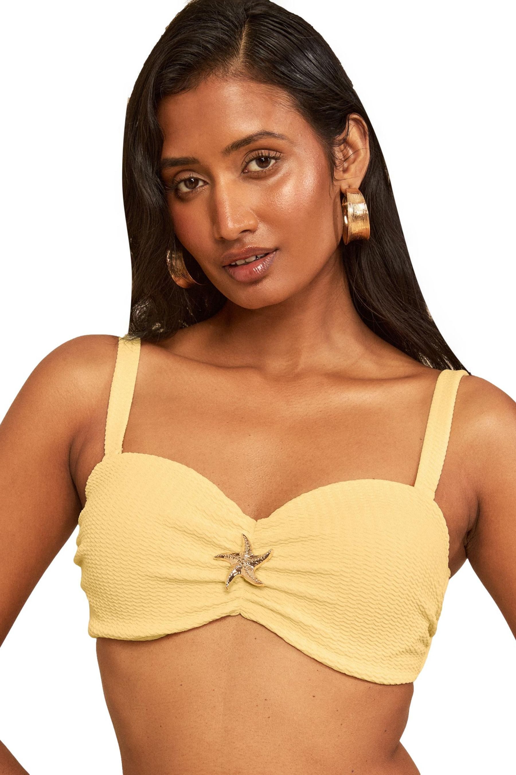 Love & Roses Push-Up-Bikini-Top Love & Roses Bikinioberteil mit geformten Körbchen (1-St)