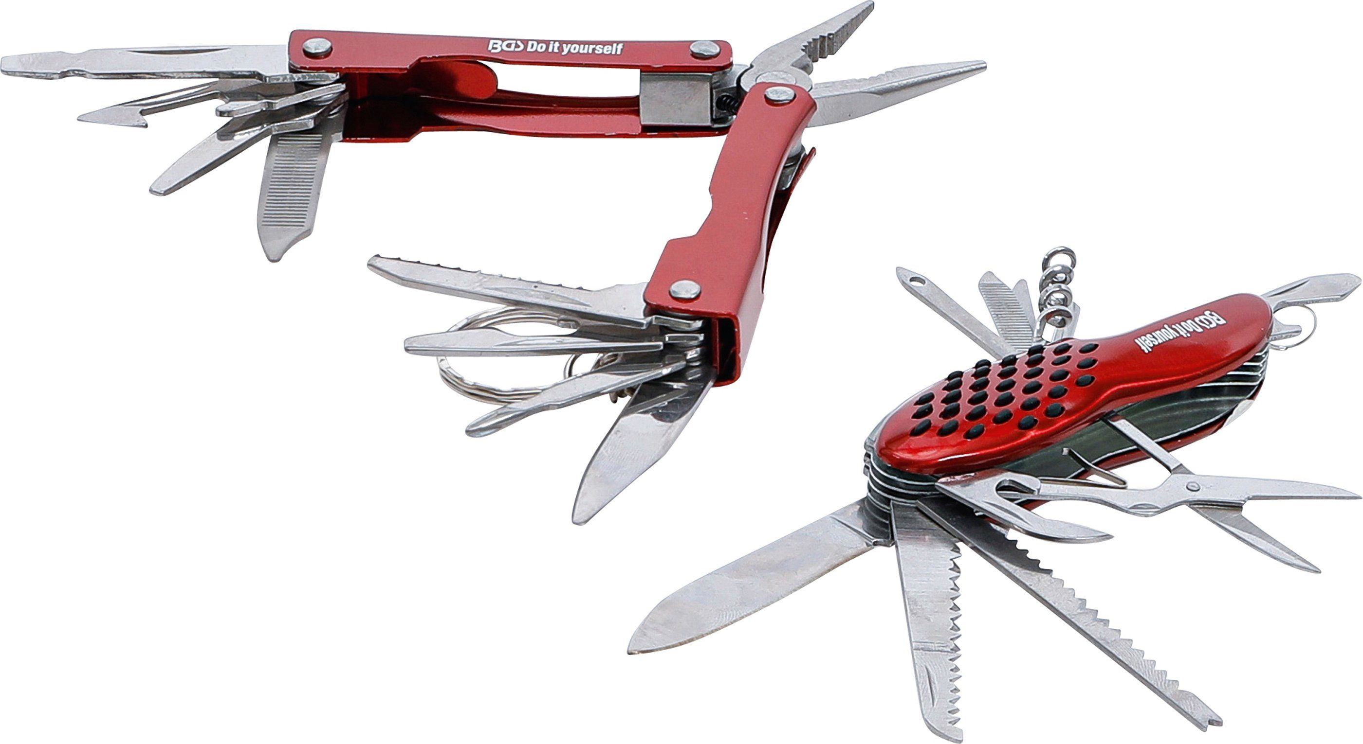 Multitool Multifunktions-Werkzeug-Satz, 2-tlg. Taschenmesser+Multitool
