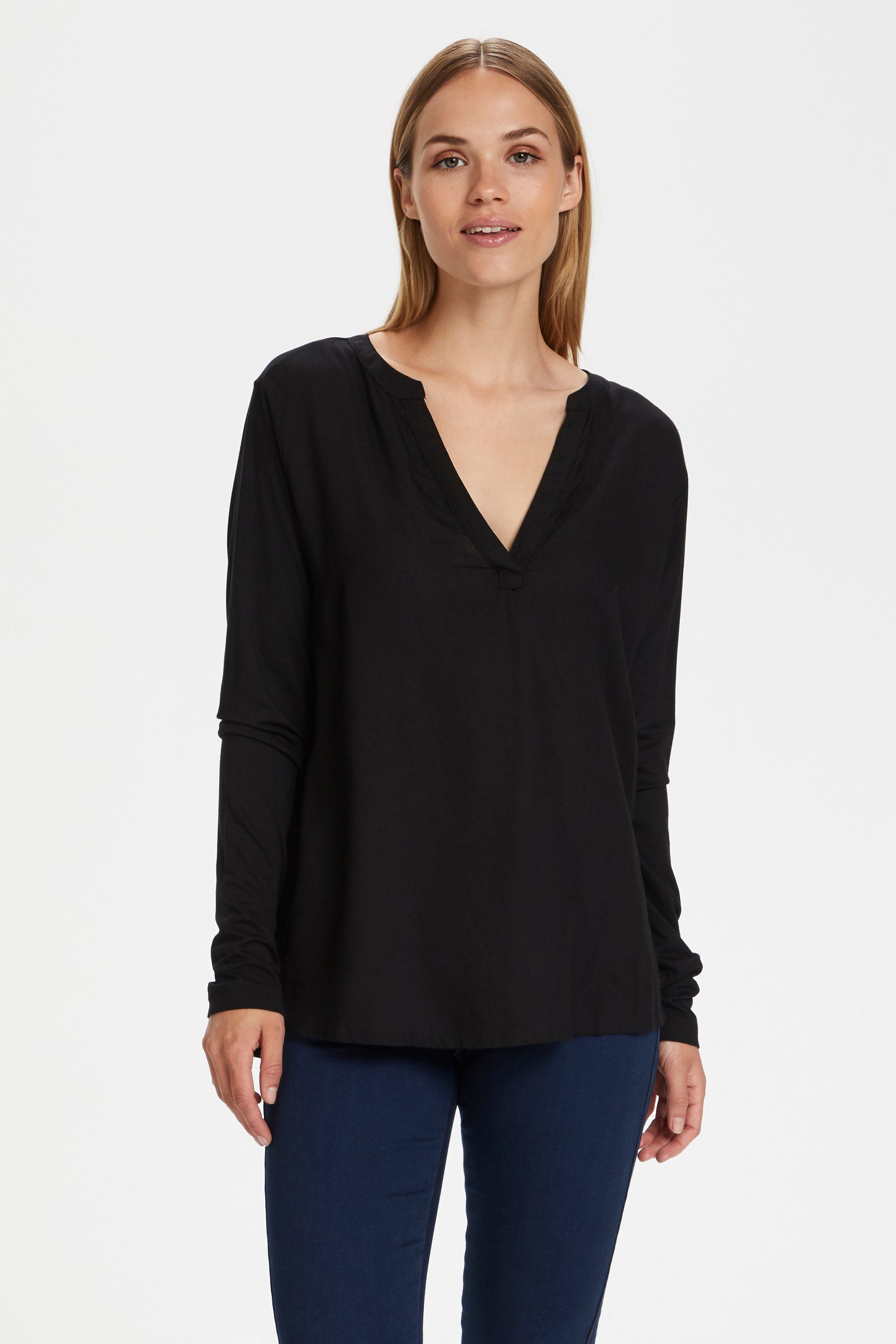 Langarmbluse Bluse langarm Kacalina