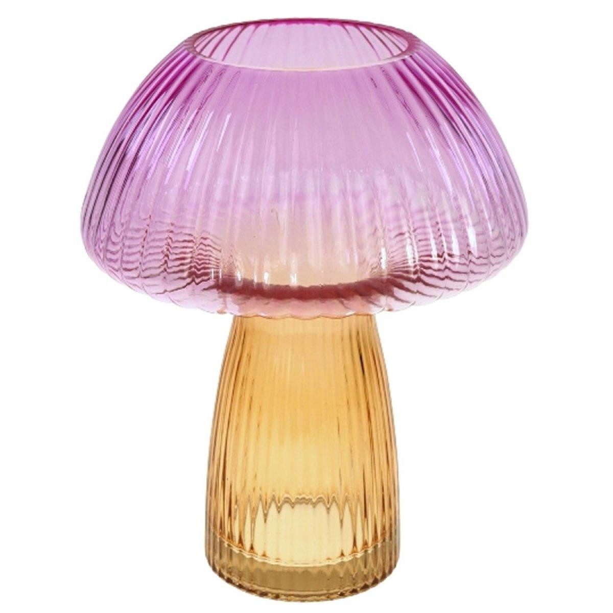 Werner Voß Dekovase Vase Pilz Pilzvase Pink Orange (28cm)