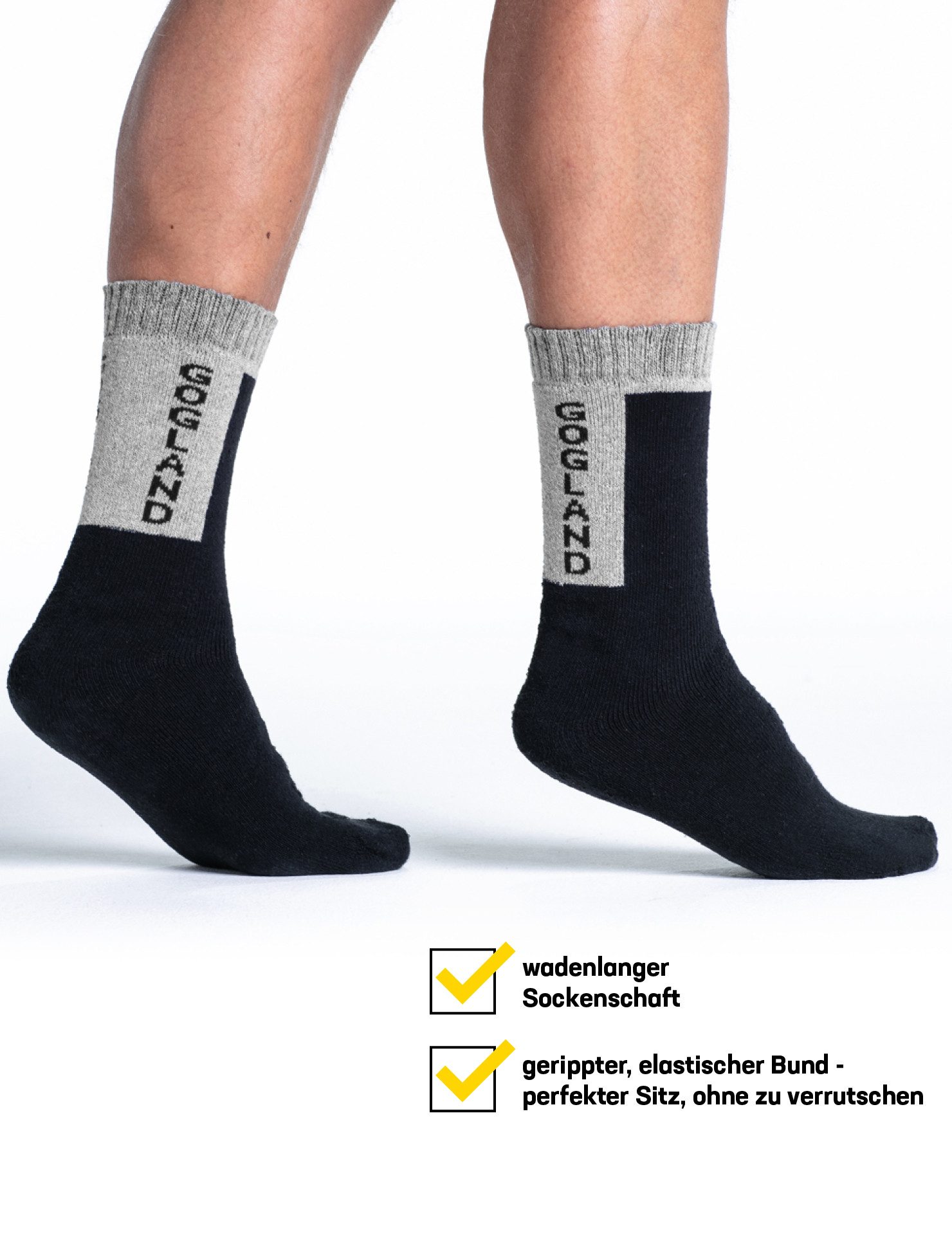 GOGLAND Wandersocken GOGLAND® "Trekking" Outdoor Socken 3 Paar (3 Paar) perfekter Sitz, ohne zu verrutschen