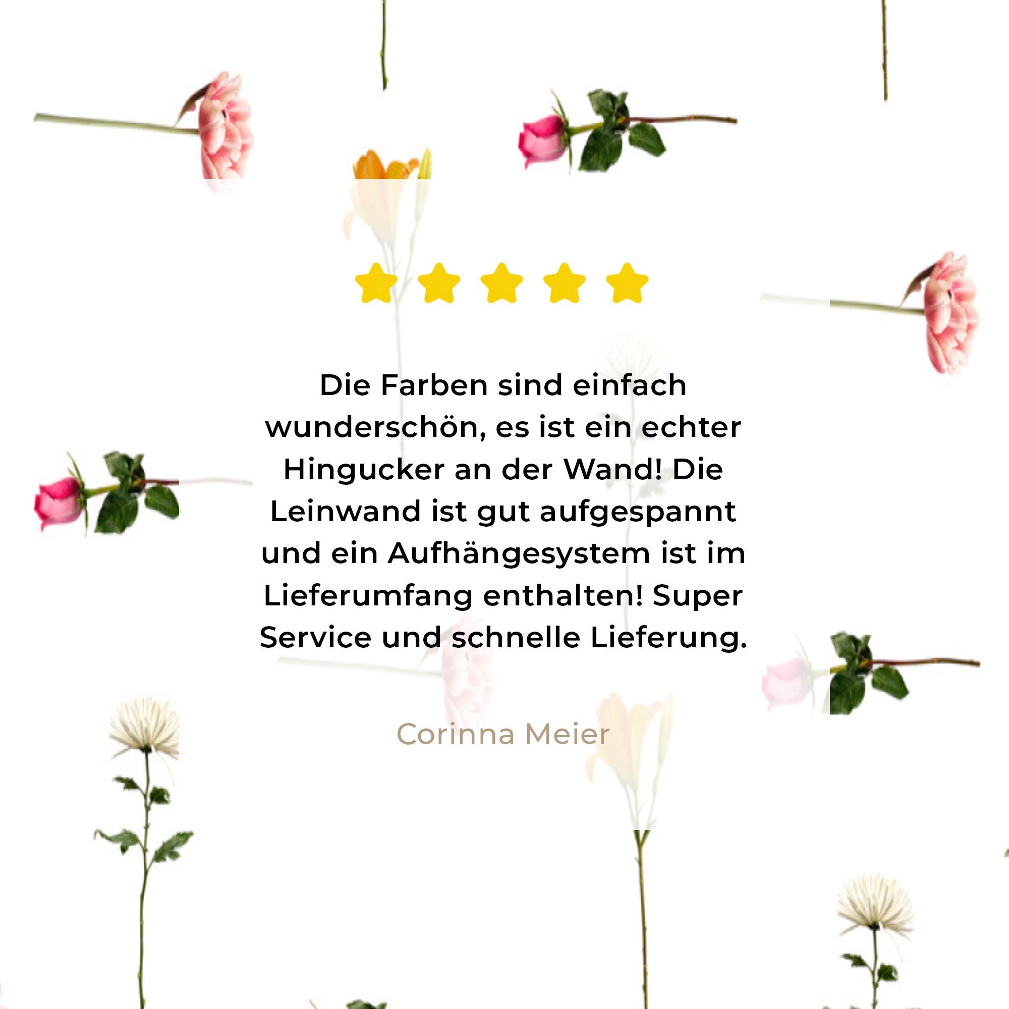 OneMillionCanvasses® Leinwandbild Blumen - Flora 20x30 cm Gemälde, Farben, inkl. St), (1 bespannt Leinwandbild Zackenaufhänger, fertig 