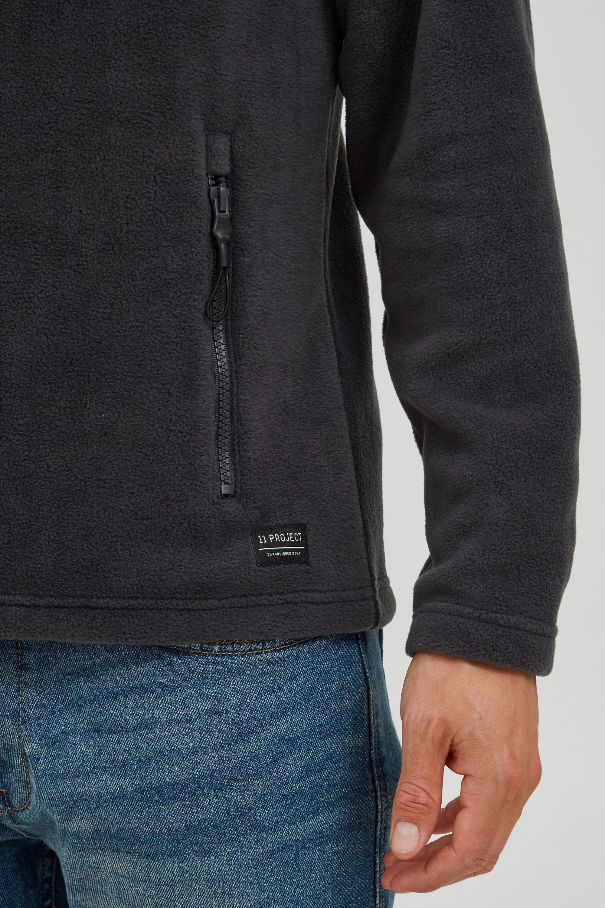 11 Project Fleecejacke PRMichalis Fleece Jacke mit Stehkragen