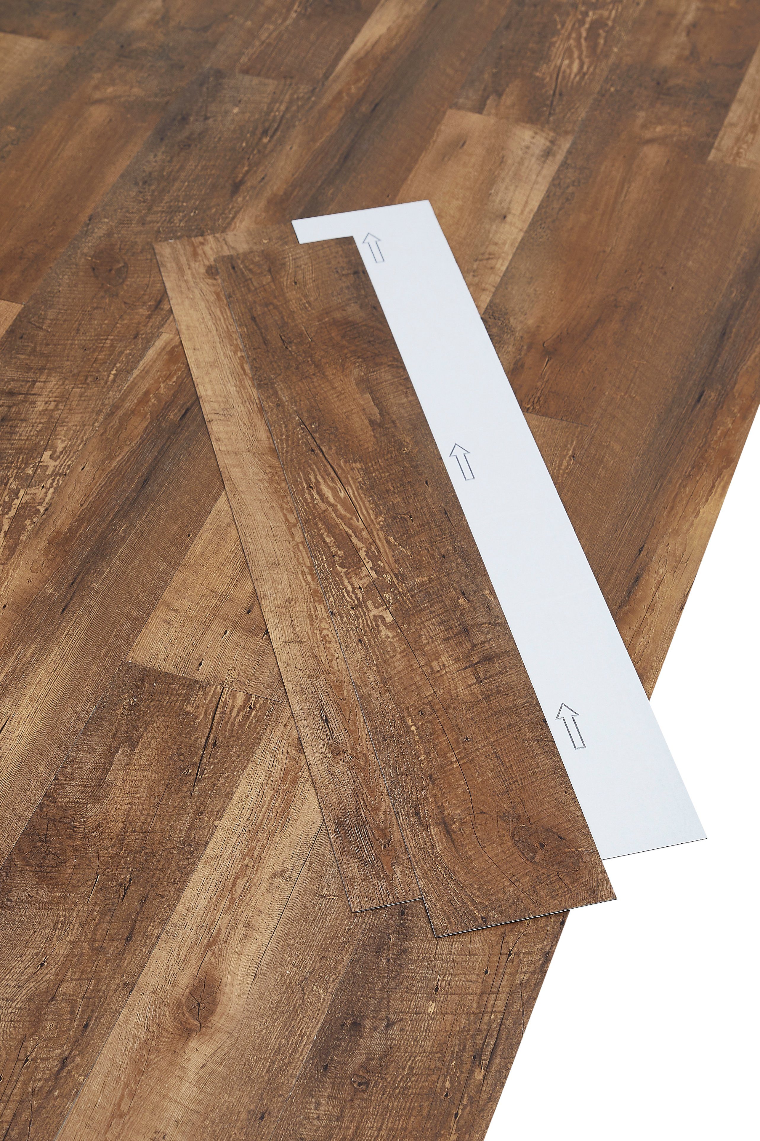 misento Designboden selbstklebende Vinyl-Planken, Holzoptik, Eicheoptik, 4,46 m², 32 Planken, Vinylplanken, zuschneidbar