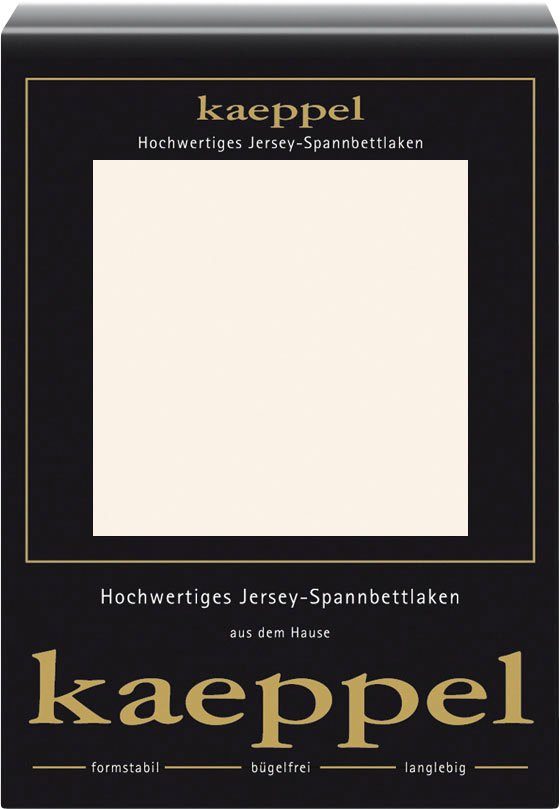 Kaeppel Spannbettlaken Single Jersey Mako Elasthan, günstig online kaufen
