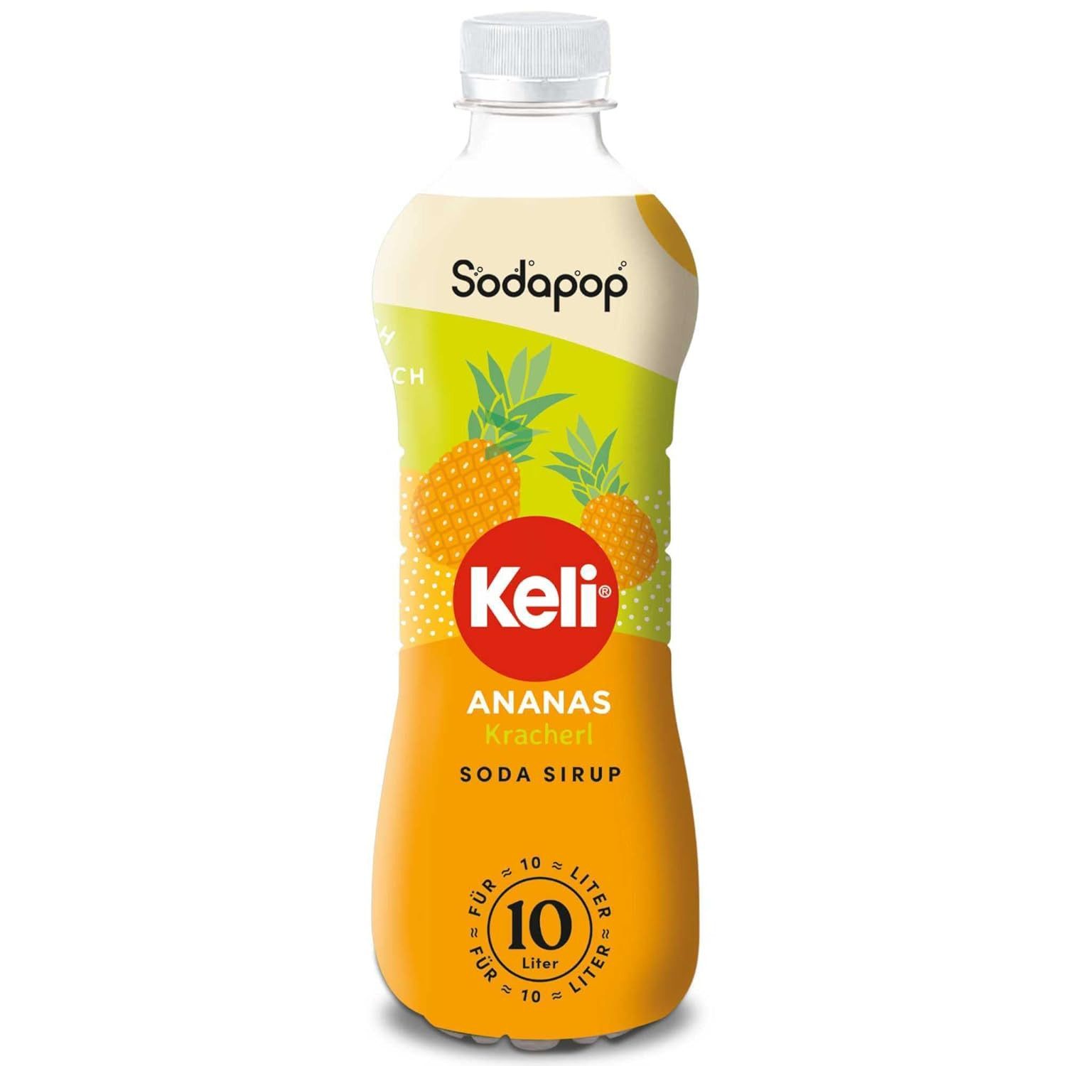 Sodapop Getränke-Sirup SODAPOP KELI Sirup 3er Set, 0,5 l, 500 ml, (Set, 1x Keli Ananas, 1x Keli Maracuja, 1x Keli Himbeer), Immer verdünnen! – Bild 4 von 5
