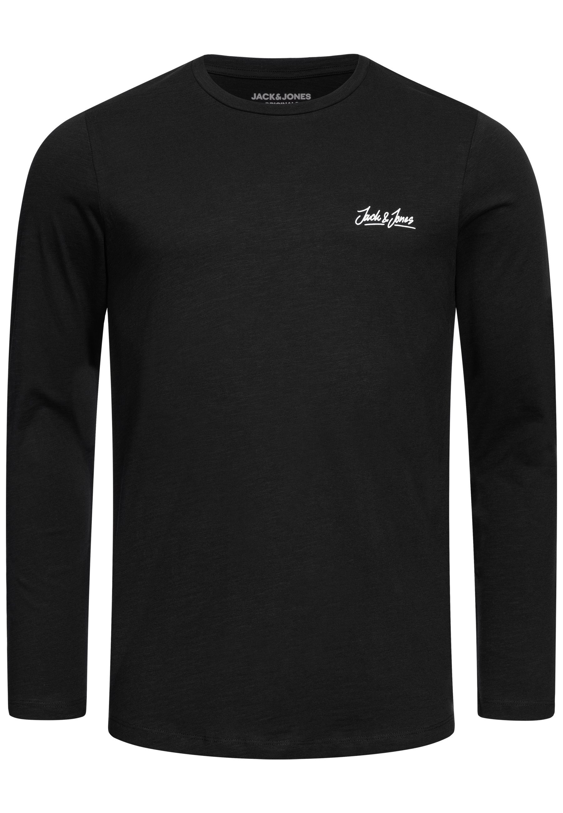 Jack & Jones Langarmshirt BAS TEE LS CREW NECK