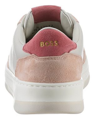 BOSS Baltimore Tenn Sneaker mit kontrastfarbenen Besätzen, Freizeitschuh, Halbschuh, Schnürschuh