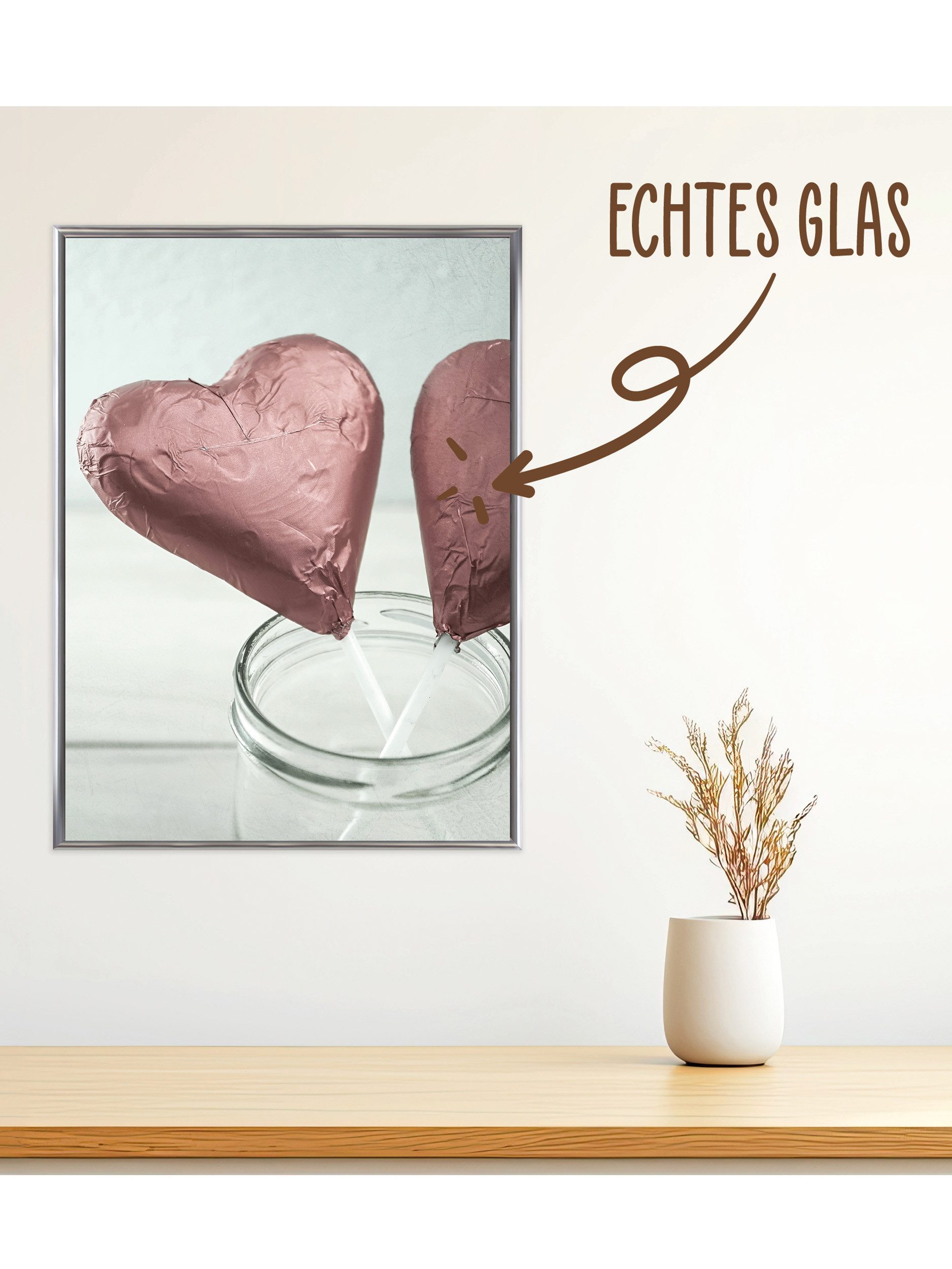 Wackadoo Living Bilderrahmen-Set mit Glasscheibe Posterrahmen günstig online kaufen
