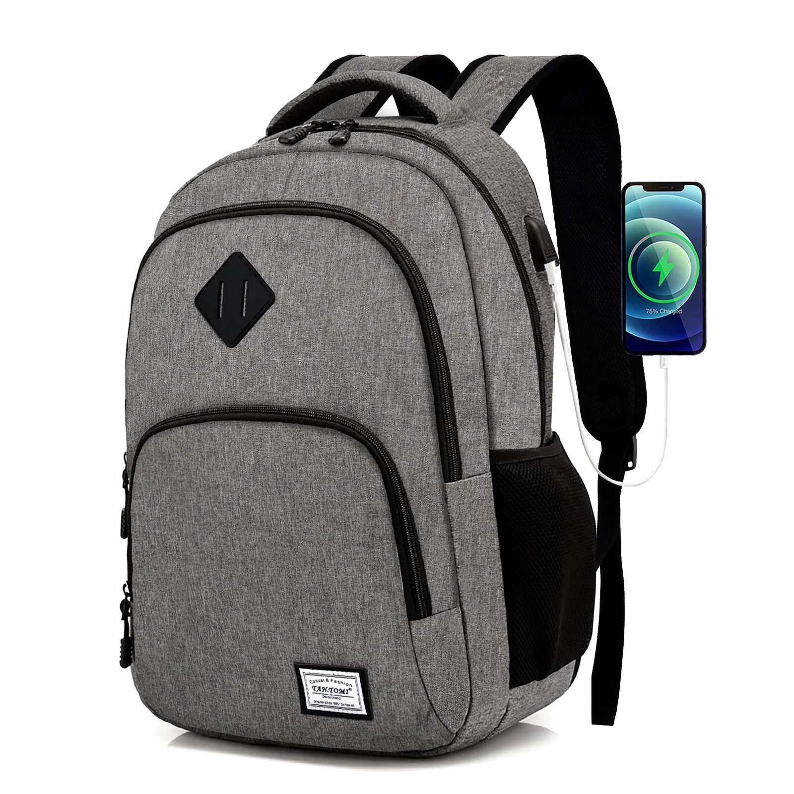 TAN.TOMI Rucksack Laptop Rucksack Herren Große Kapazität Casual Rucksack, f günstig online kaufen