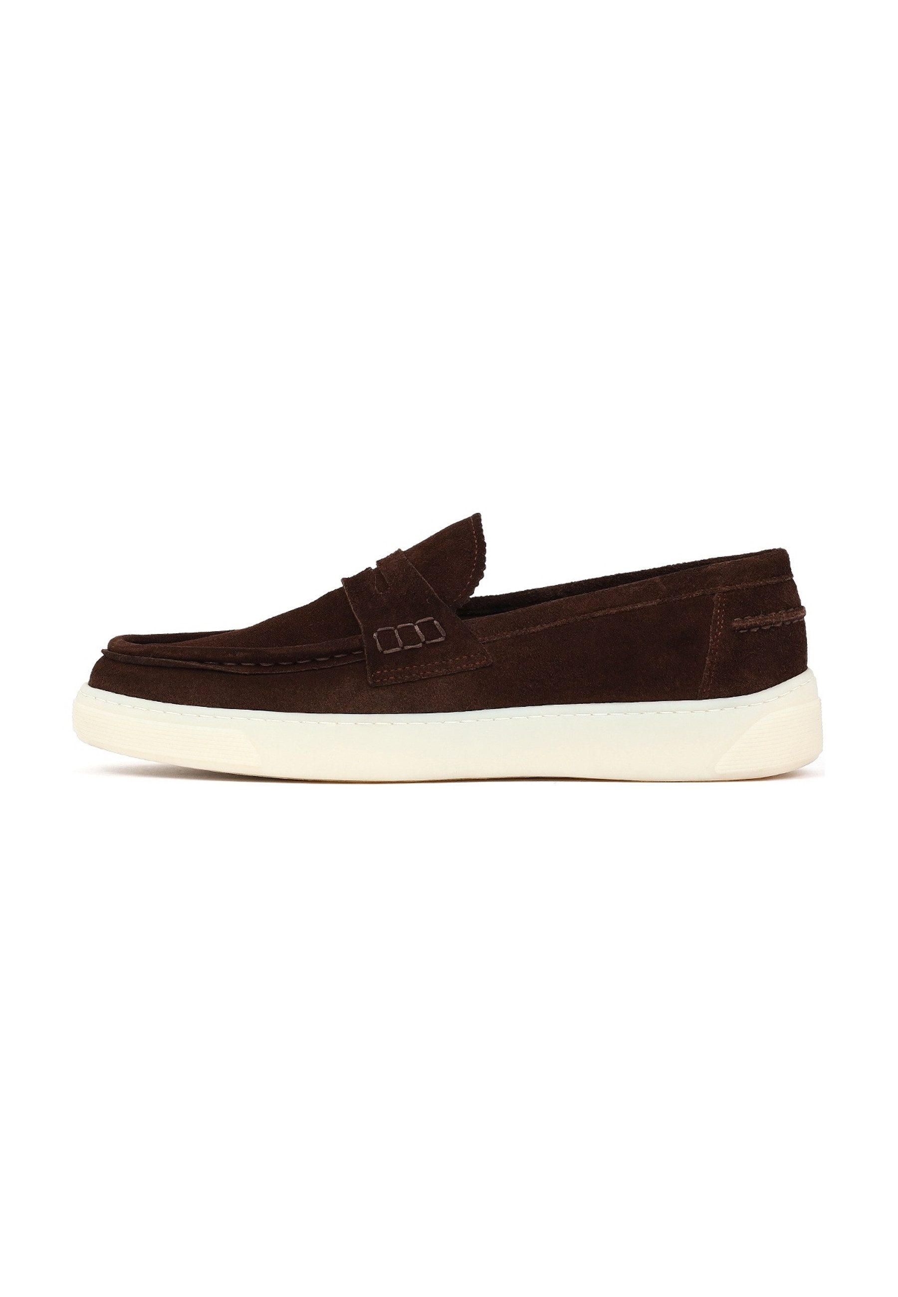 Derimod Lässige Loafer aus Veloursleder Loafer Echtes Wildleder, Lederfutter, EVA-Sohle, Slip-On