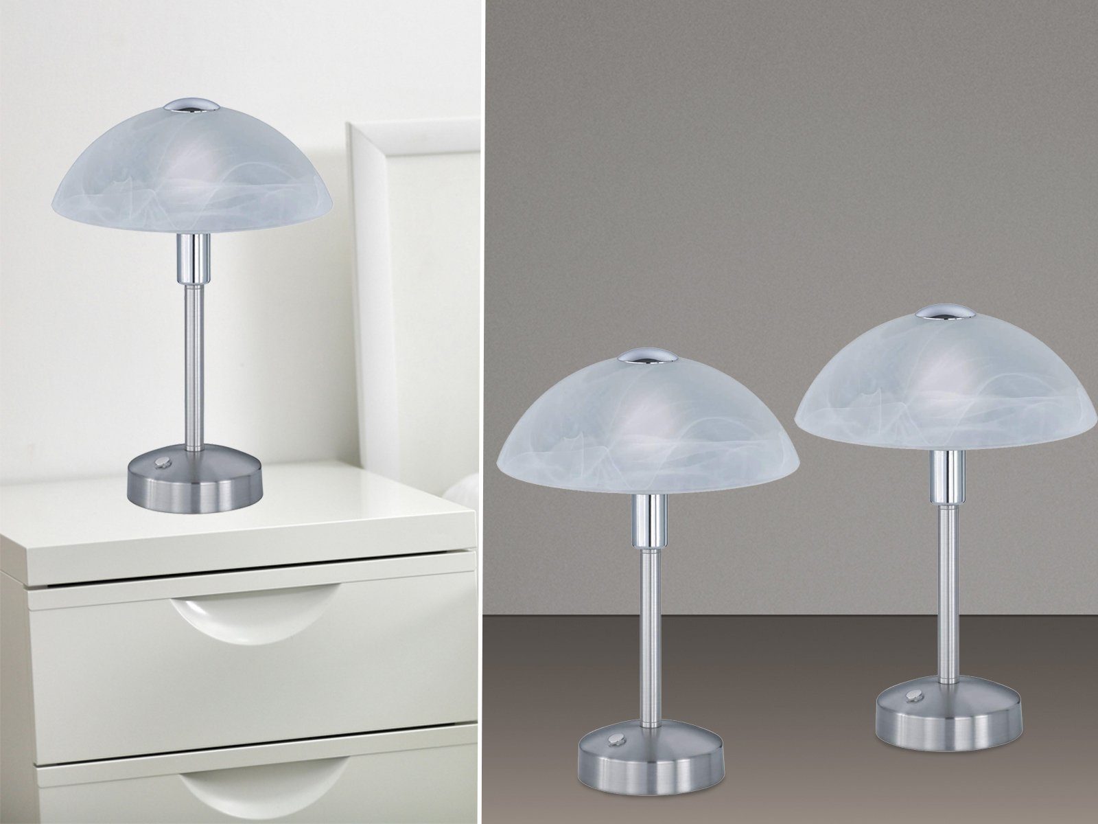 TRIO Leuchten LED Nachttischlampe, Dimmfunktion, LED fest integriert, Warmw günstig online kaufen