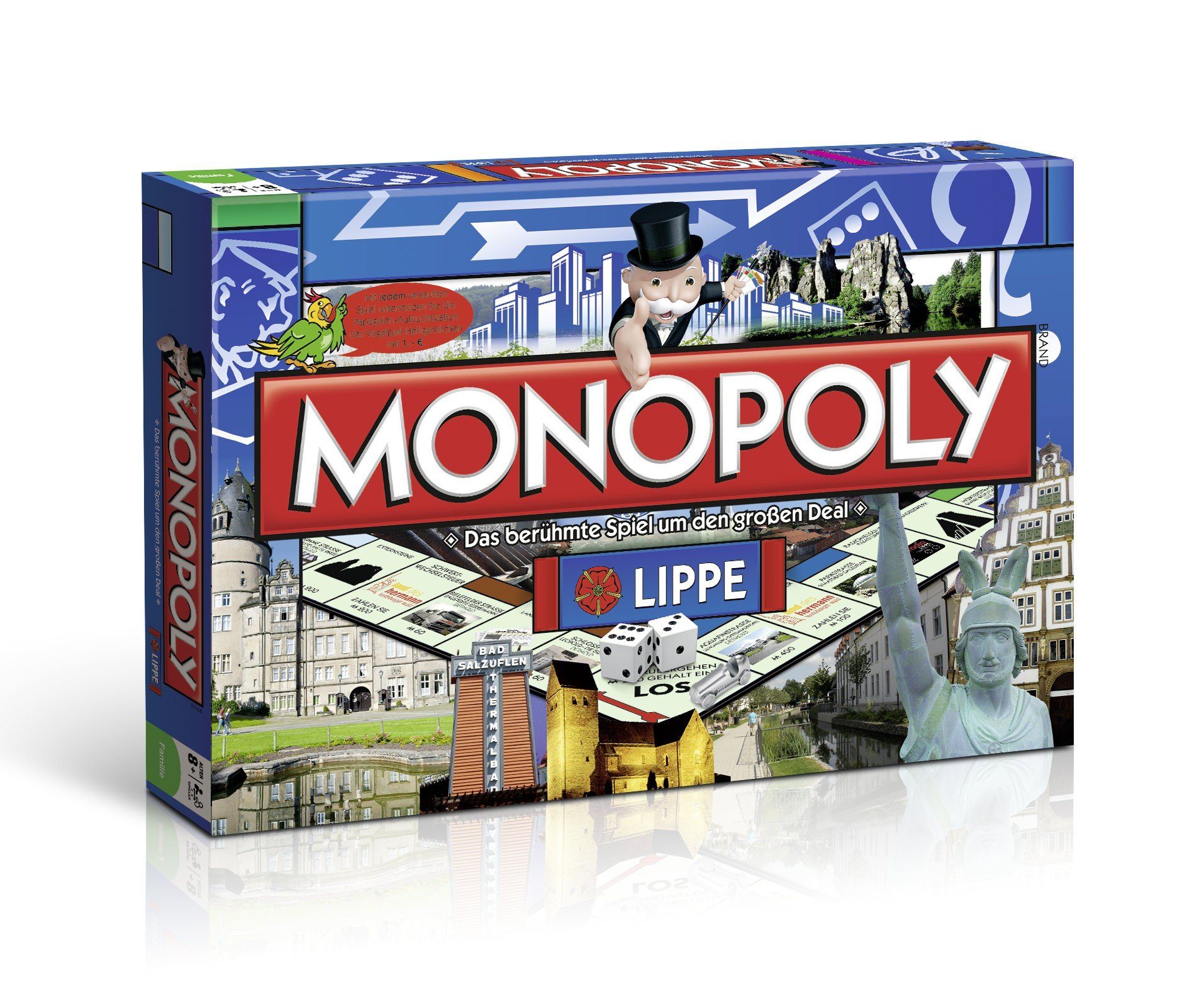 Winning Moves Spiel, Brettspiel Monopoly Lippe