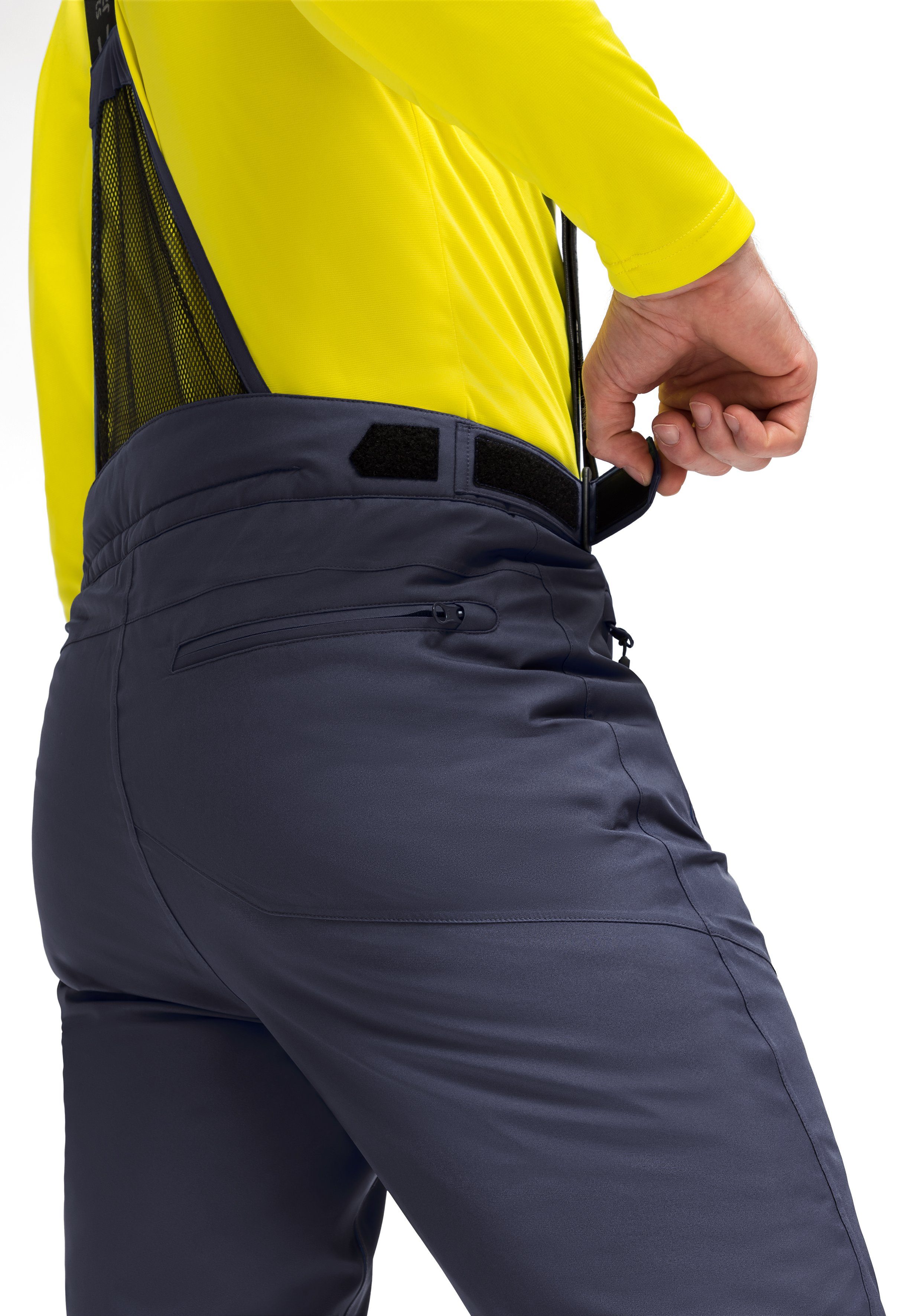 Maier Sports Skihose Anton 2 Herren Schneehose mit Hosenträgern, wind/wasserdicht, Regular Fit
