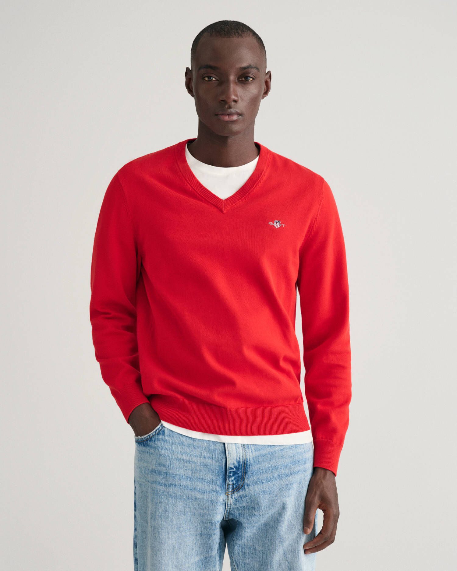Gant Strickpullover Herren Strickpullover CLASSIC COTTON günstig online kaufen