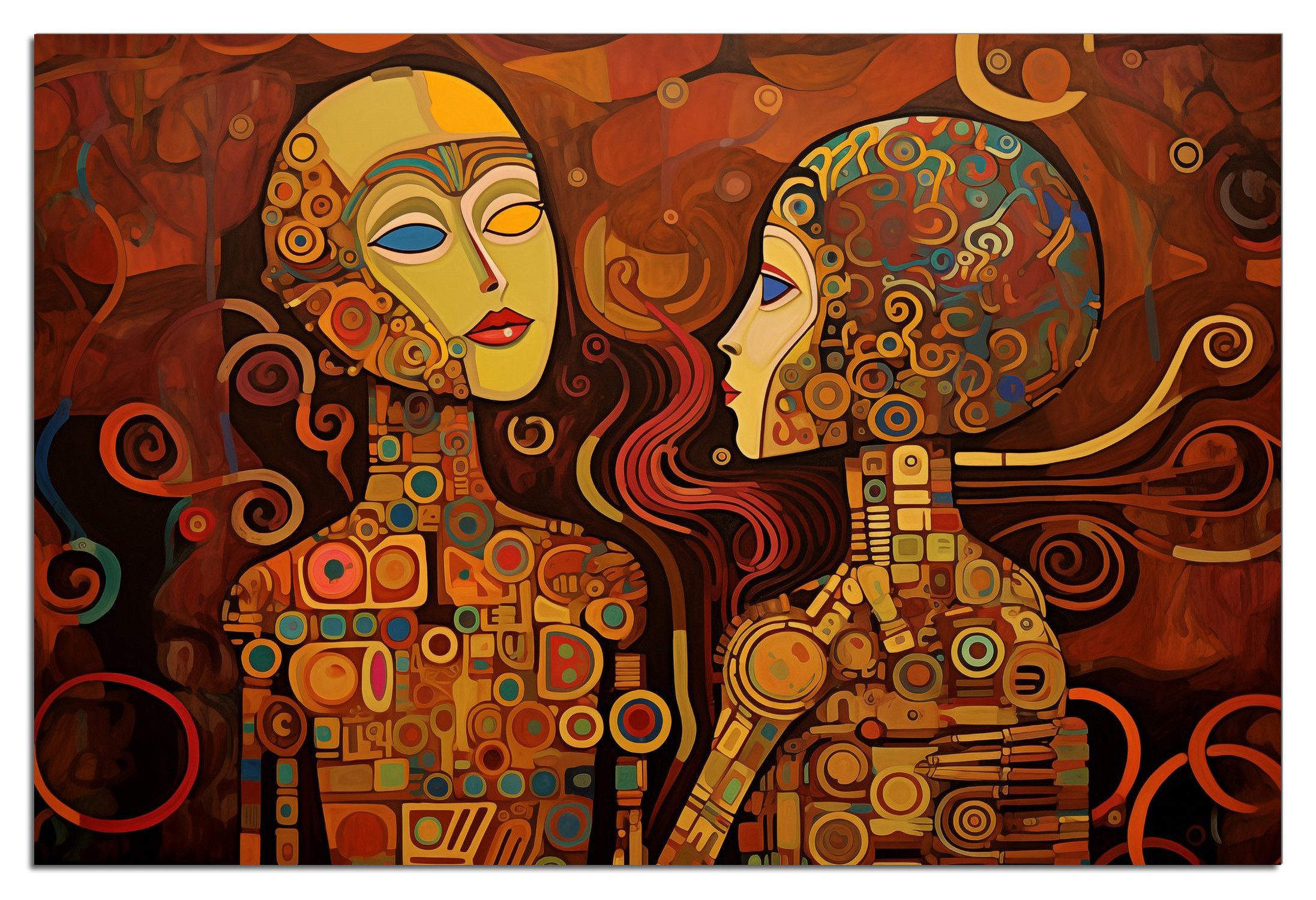 Wallario Glasbild, Technik-Talk, in verschiedenen Ausführungen