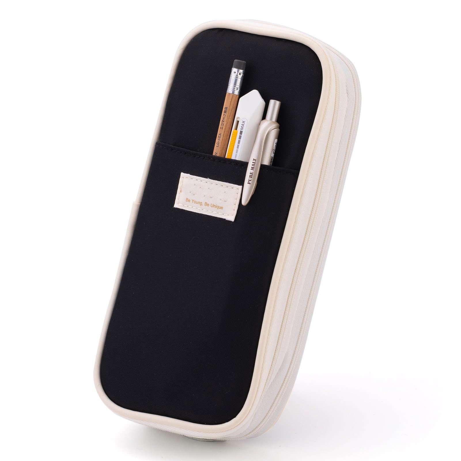 Diwzbyn Schreibgeräteetui Schlamperbox,Geräumiges Federmäppchen / Etui –, Stiftemappe für Schule, Teenager, Mädchen, Jungen, Männer und Frauen