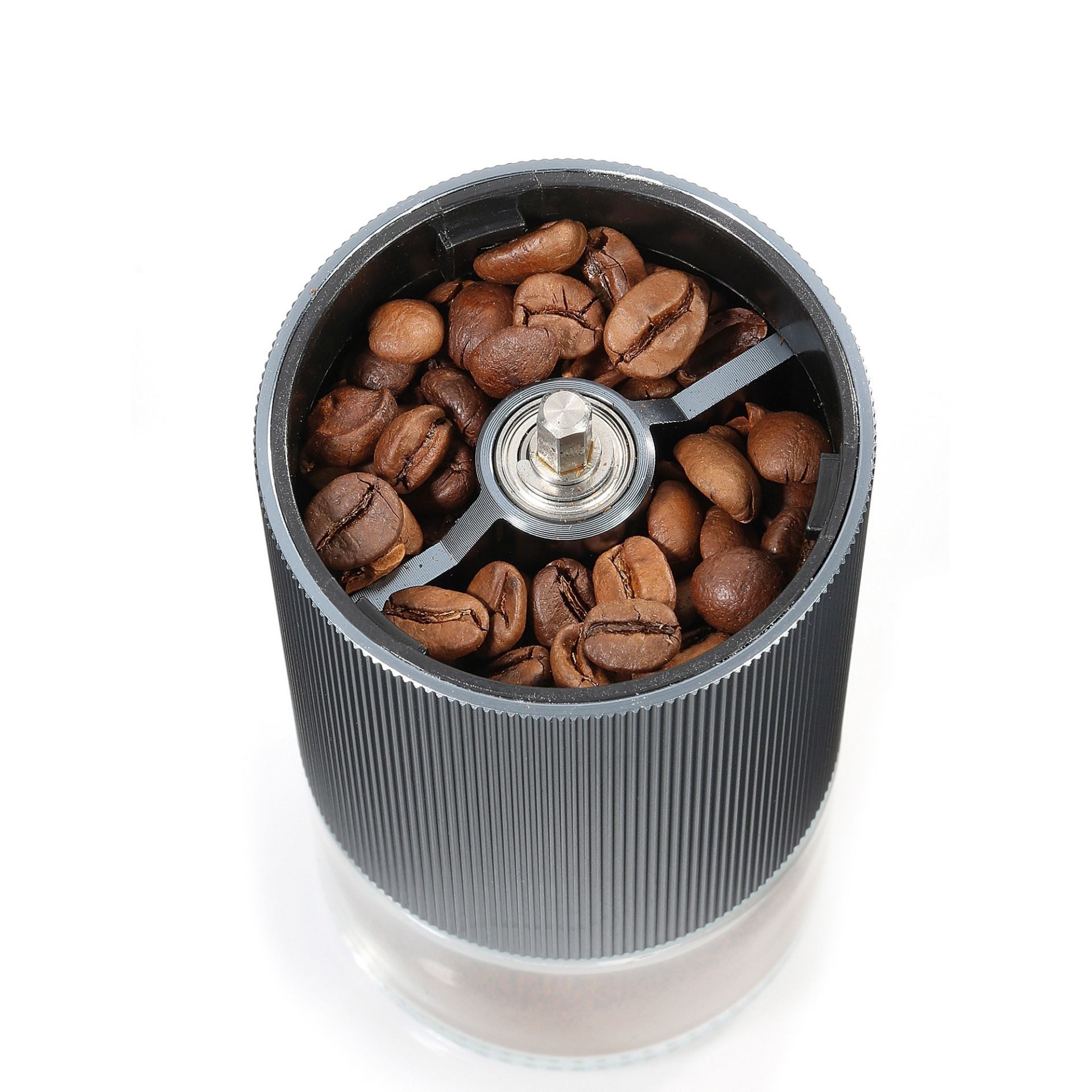 ZASSENHAUS Kaffeemühle MASTER USB, 13 W, Kegelmahlwerk, 19 g Bohnenbehälter, Präzisionsmahlwerk, stufenlose Mahlgradeinstellung