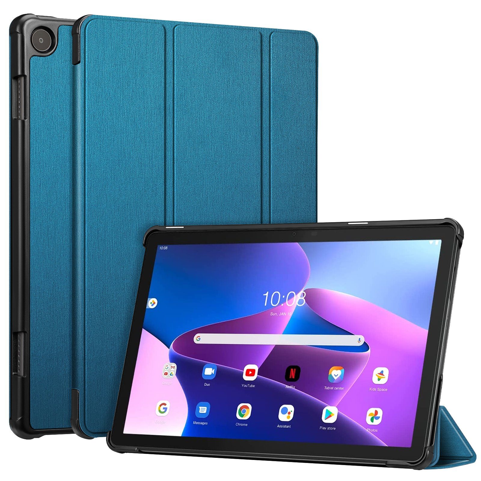 Fintie Tablet-Hülle für Lenovo Tab M10 (3. Gen) Tablet 10,1" TB-328FU/TB-328XU 10,1 Zoll, mit Auto Schlaf/Wach, Nicht für Lenovo M10 Plus (3. Gen) Tablet 10.6"