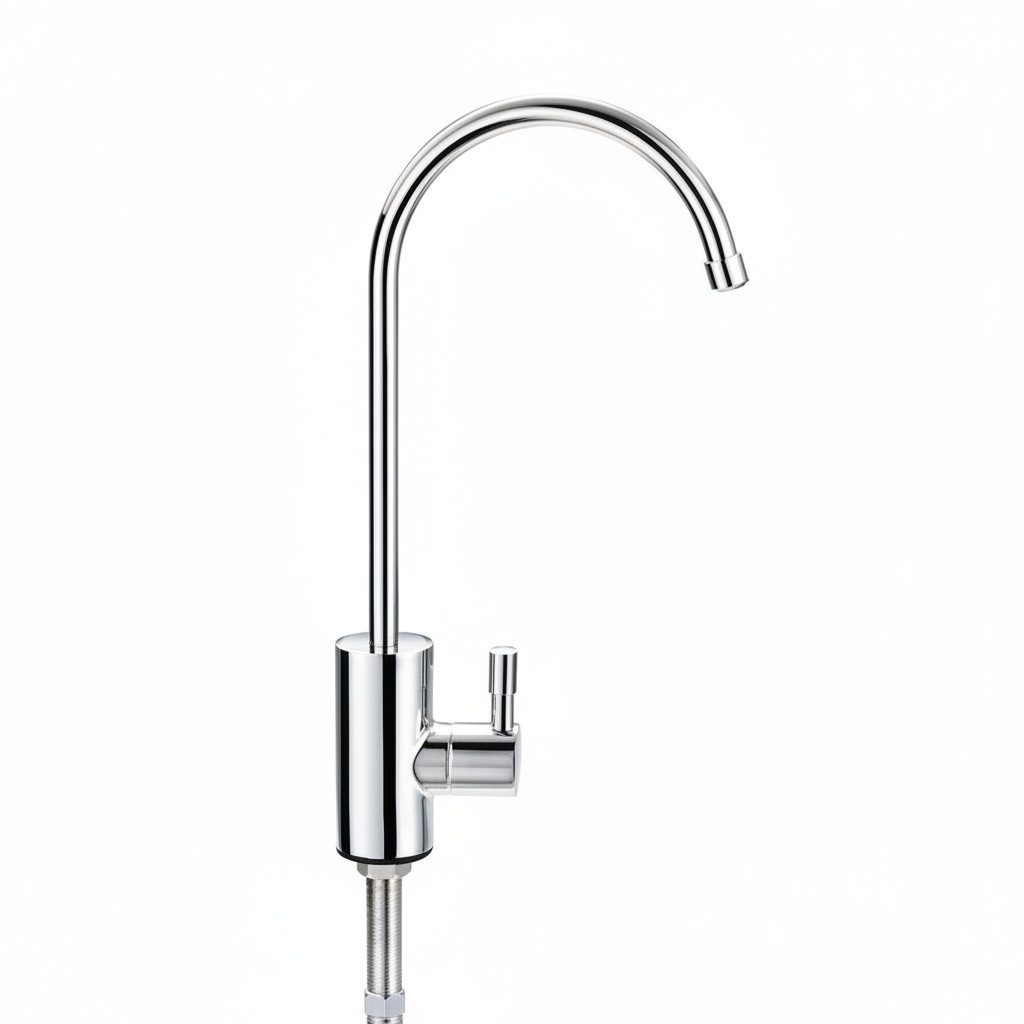 Trinkwasserladen Wasserhahn-Wasserfilter, Umkehrosmose Design Wasserhahn Chrom Ein-Wege 1/4"