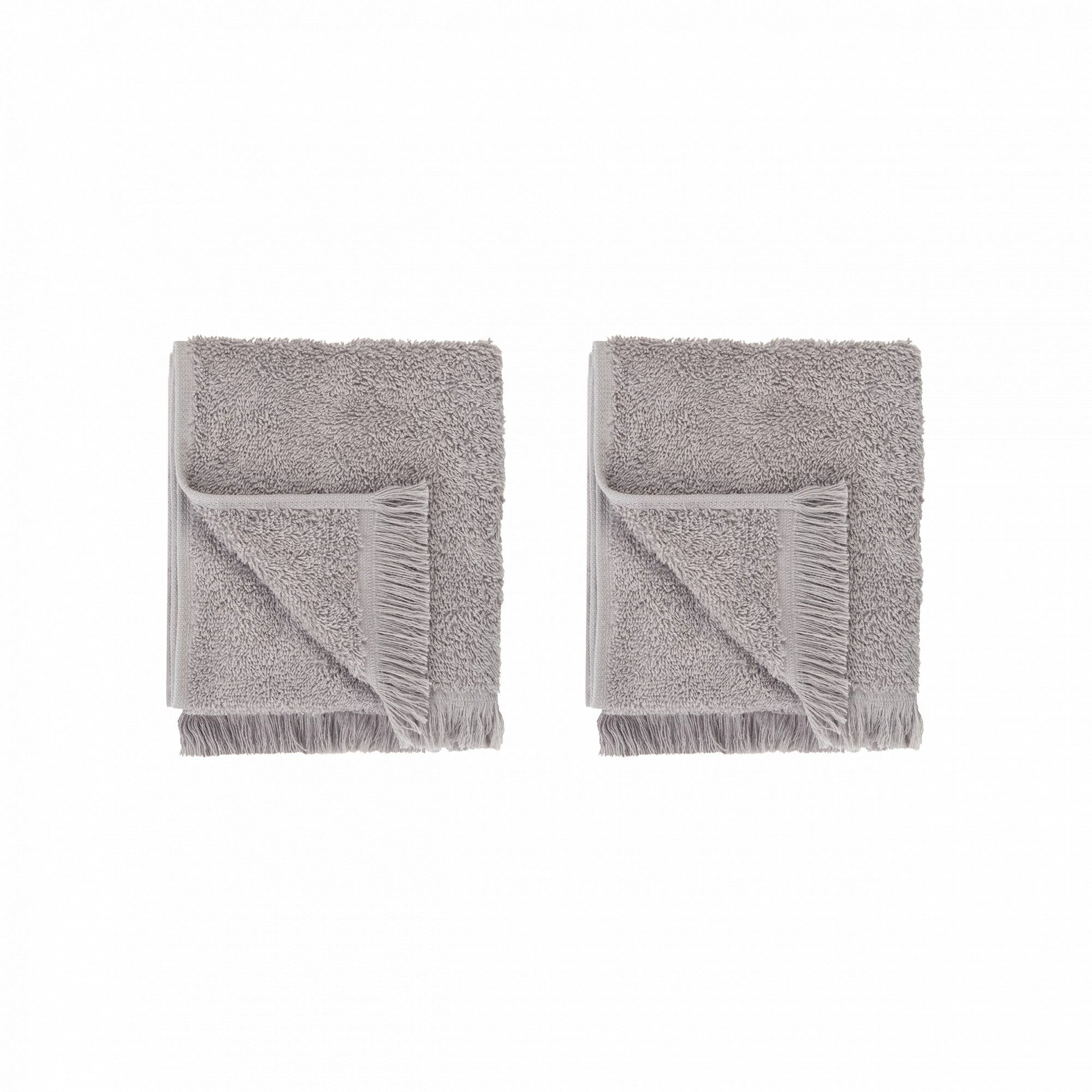 blomus Gästehandtücher -FRINO- 2er Set Luxuriöse Gästehandtücher mit Franse günstig online kaufen