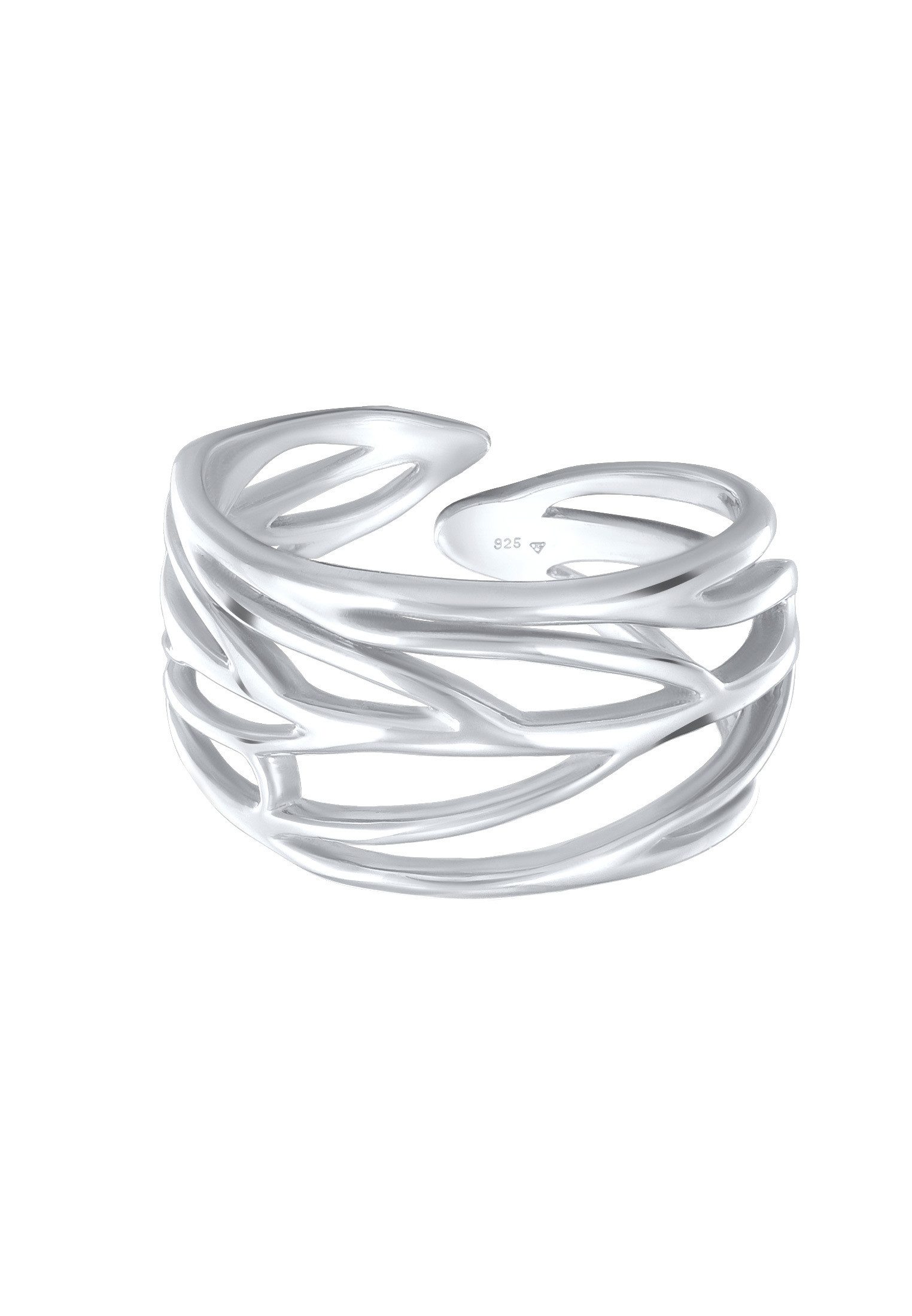 Elli Fingerring Ornament und offene Ringschiene günstig online kaufen