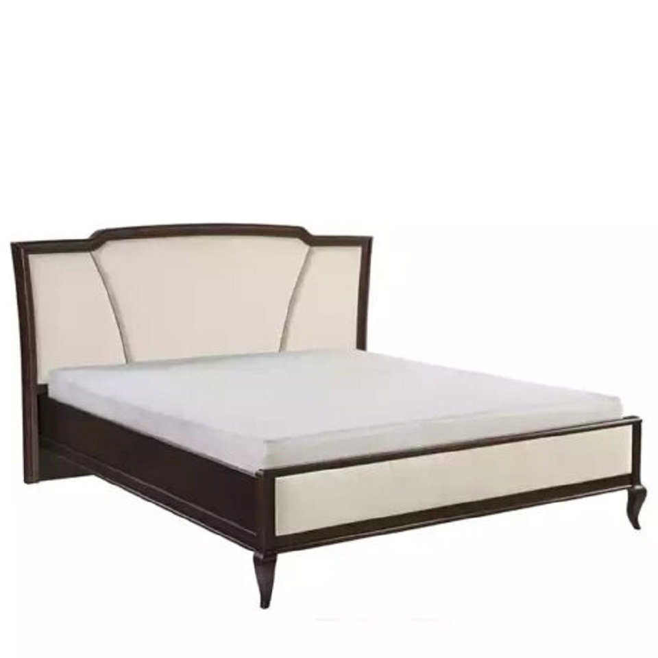 Bett Made x 160 Holz (1-tlg., Schlafzimmer JVmoebel Luxus Braun Europe Bett cm Bett), in Design 200