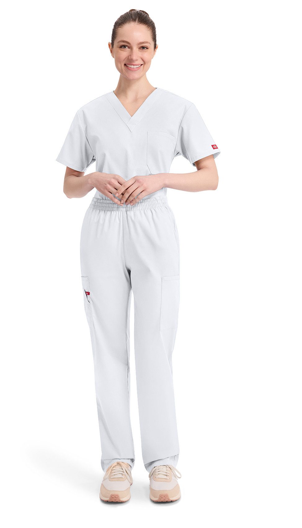 Dickies Schlupfhose, Unisex OP Hose mit Gummibund, Pflegehose, EDS Every Day Scrubs mit Cargotaschen