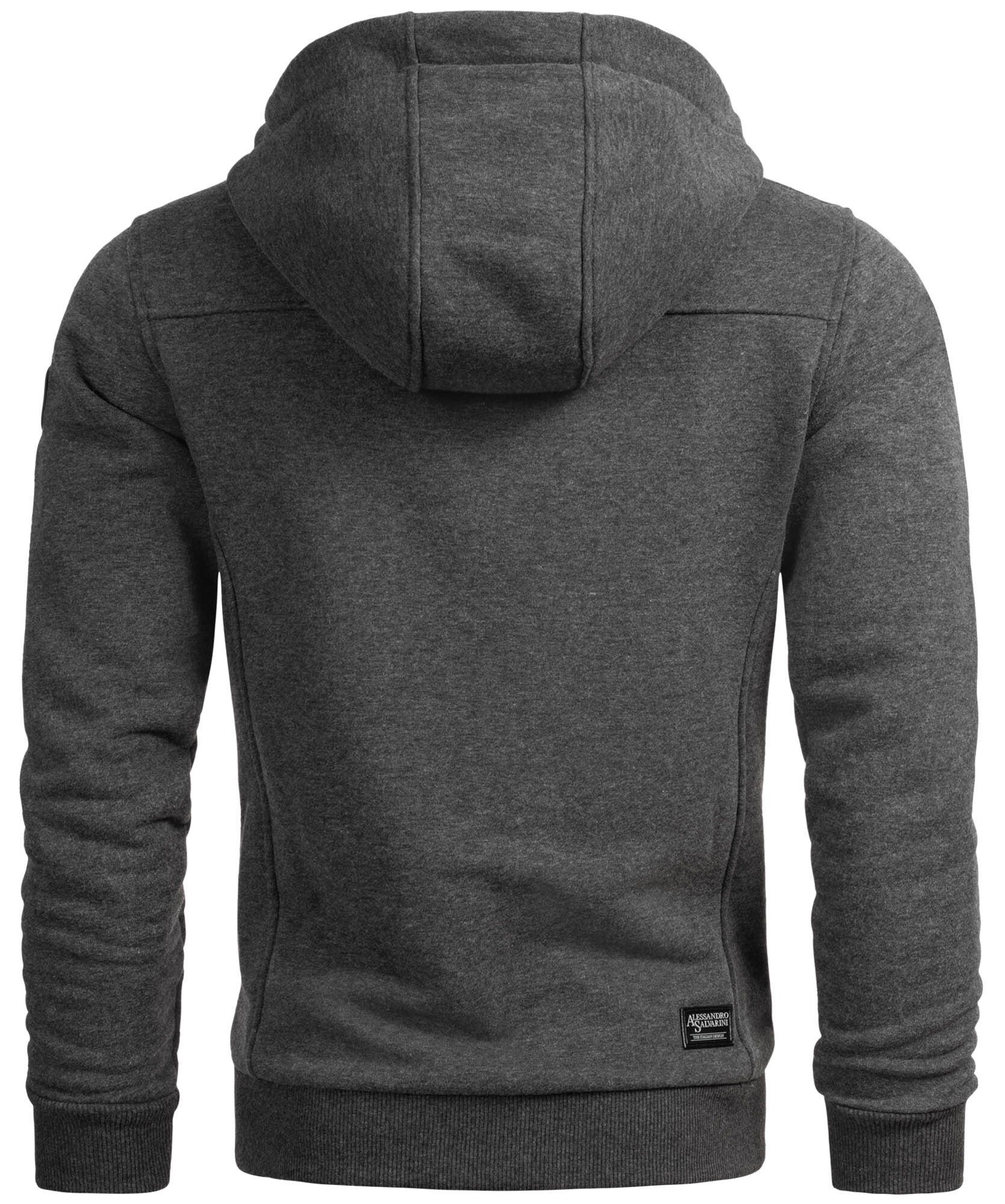 Alessandro Salvarini Kapuzensweatjacke ASMeroiia mit großer Kapuze – Bild 4 von 5