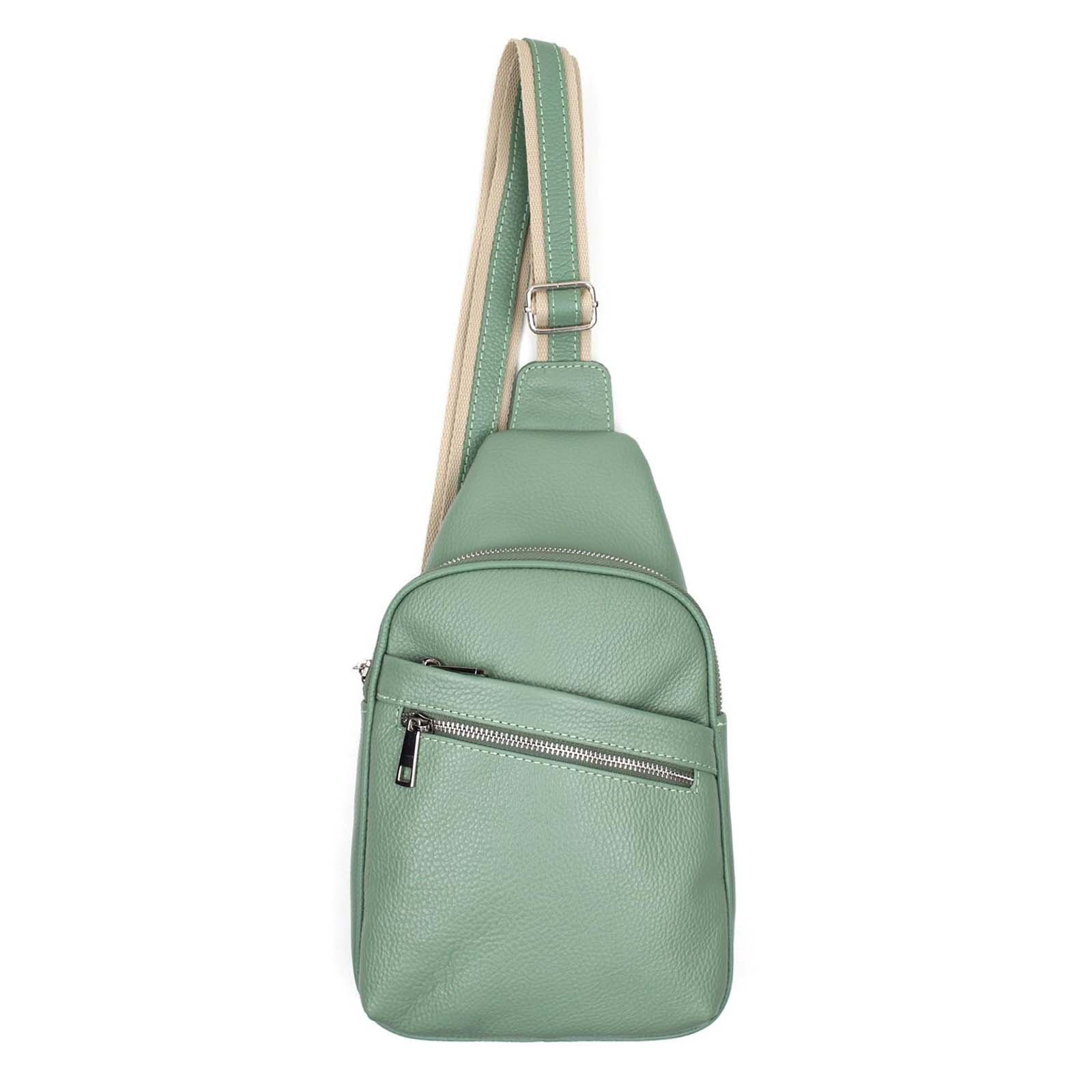 ITALYSHOP24 Schultertasche Unisex Leder Crossbody Bodybag günstig online kaufen