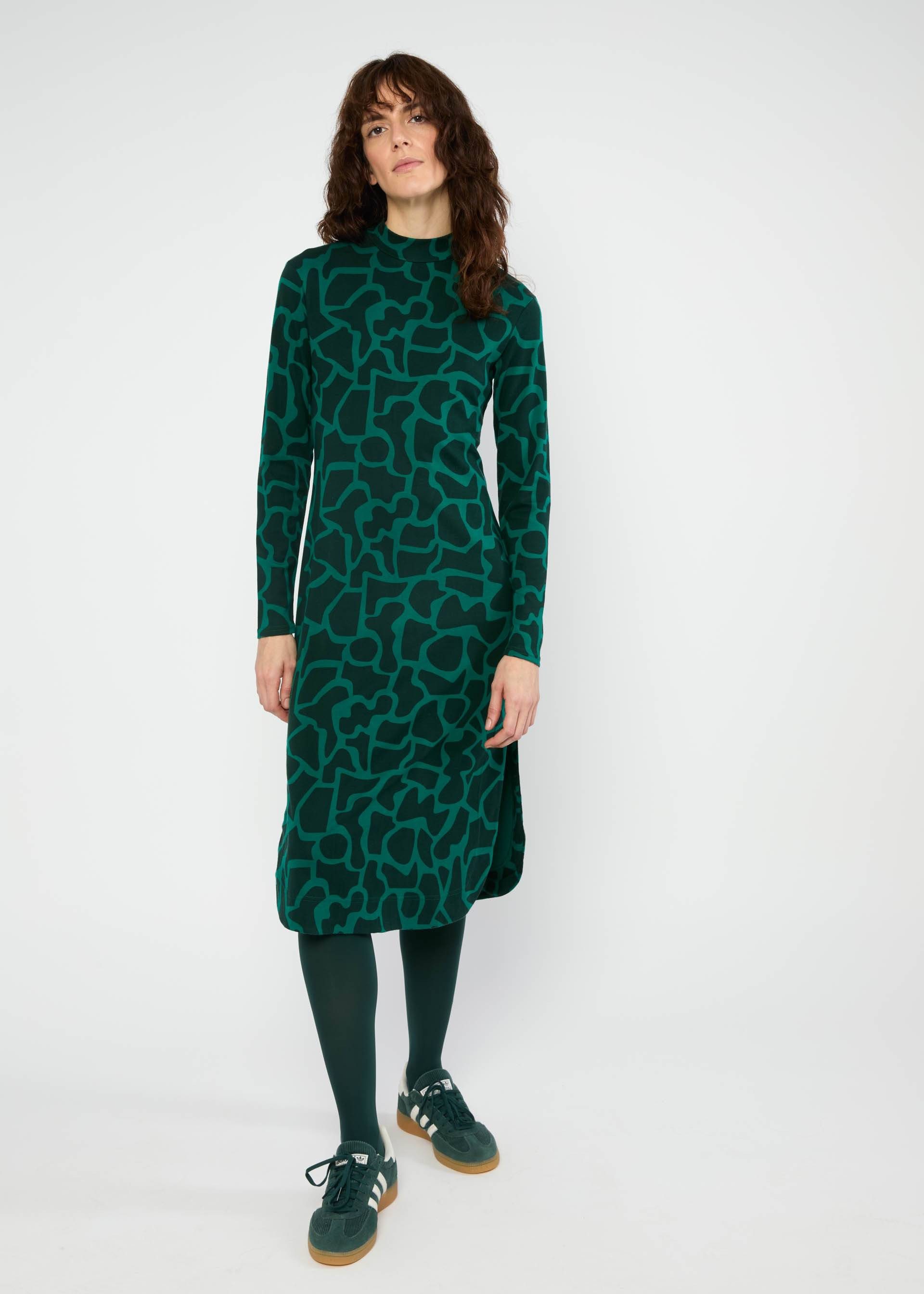 Blutsgeschwister Midikleid - Damenkleid - Langarmkleid - Blutsgeschwister