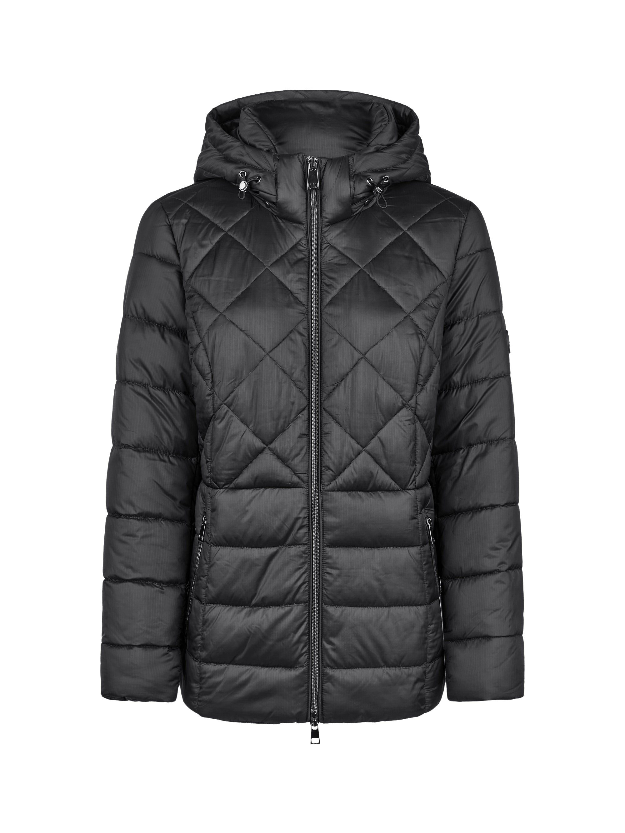 Barbara Lebek Steppjacke warme Damenjacke oder Herbstjacke mit abnehmbarer Kapuze